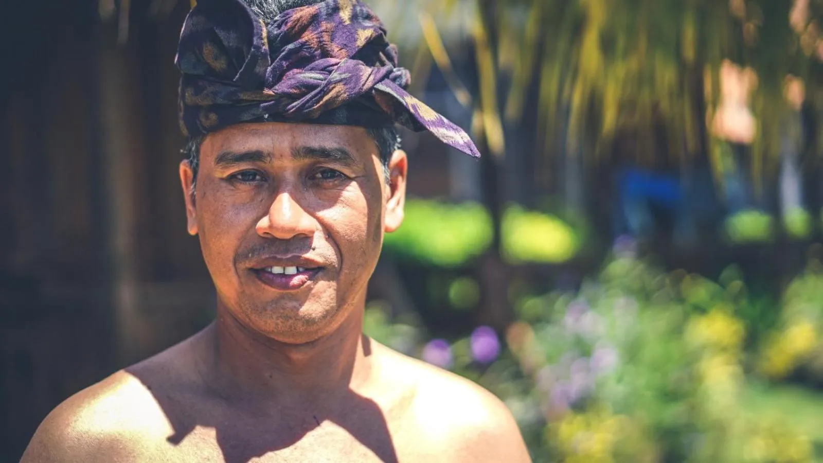 Garden view in Cening Bagus Bungalow