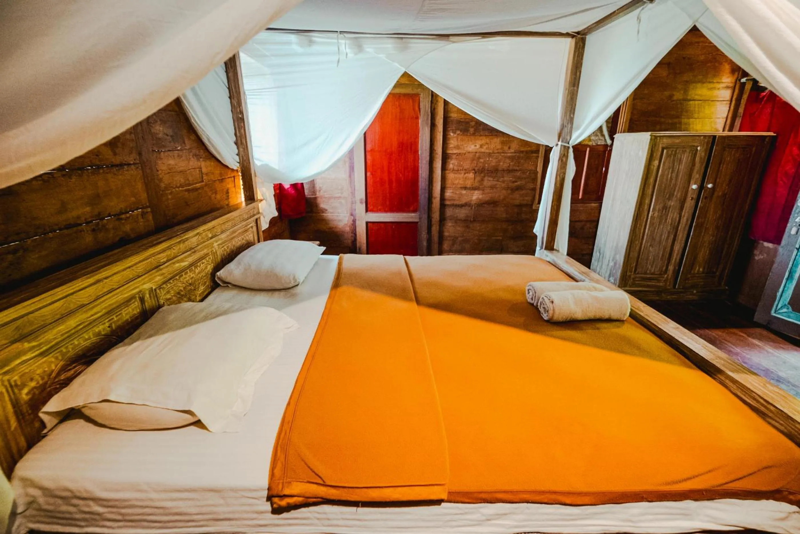 Bed in Cening Bagus Bungalow