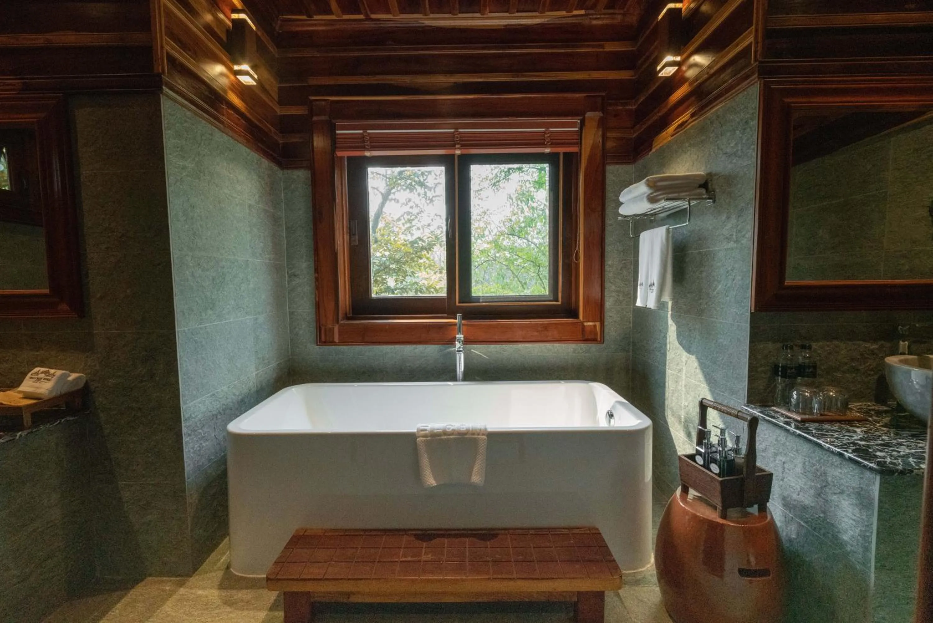 Bathroom in WandaVista Resort Khum Wang Nuea Chiang Mai清迈万达文华酒店北国之宫