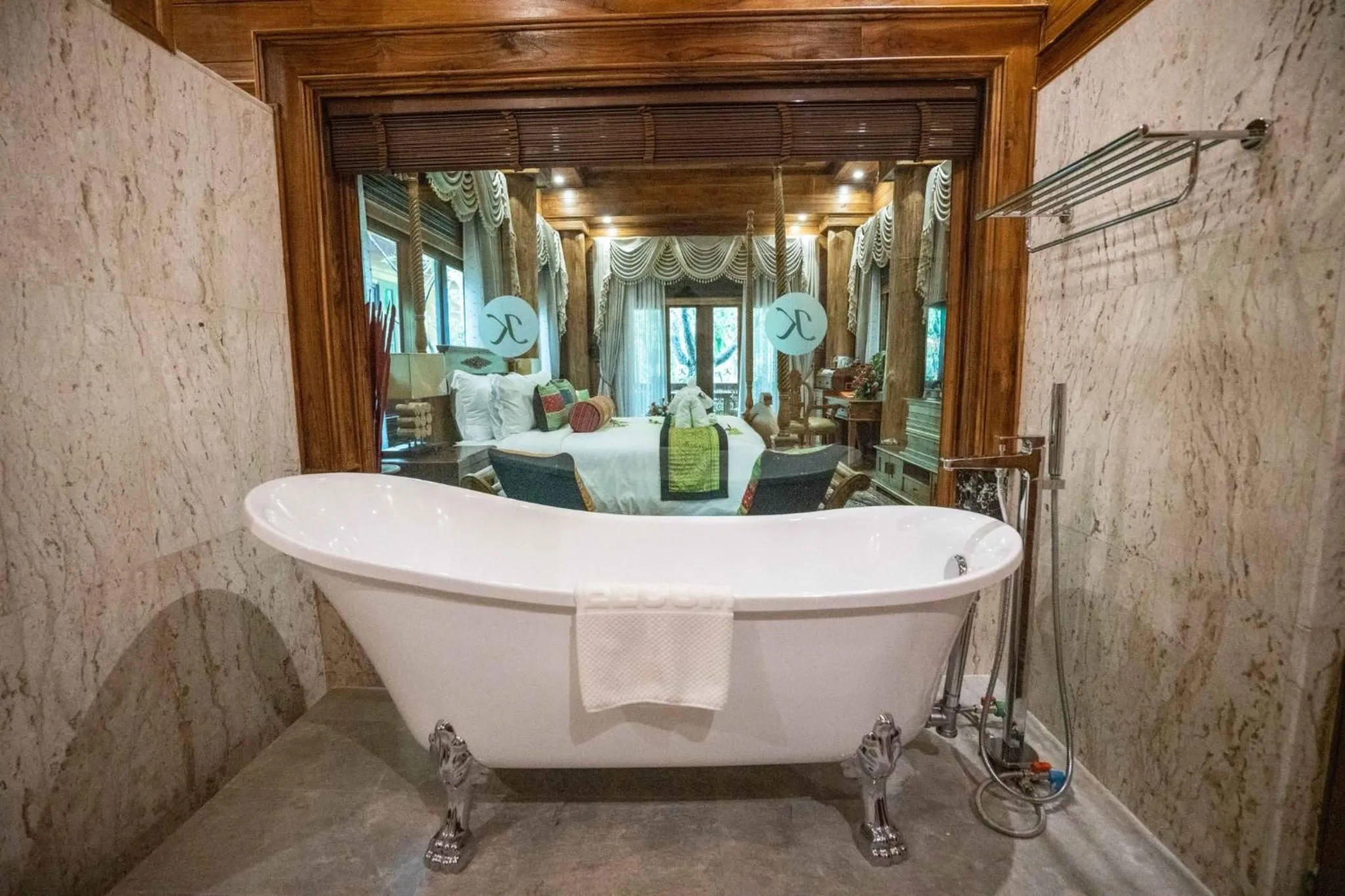 Bath in WandaVista Resort Khum Wang Nuea Chiang Mai清迈万达文华酒店北国之宫