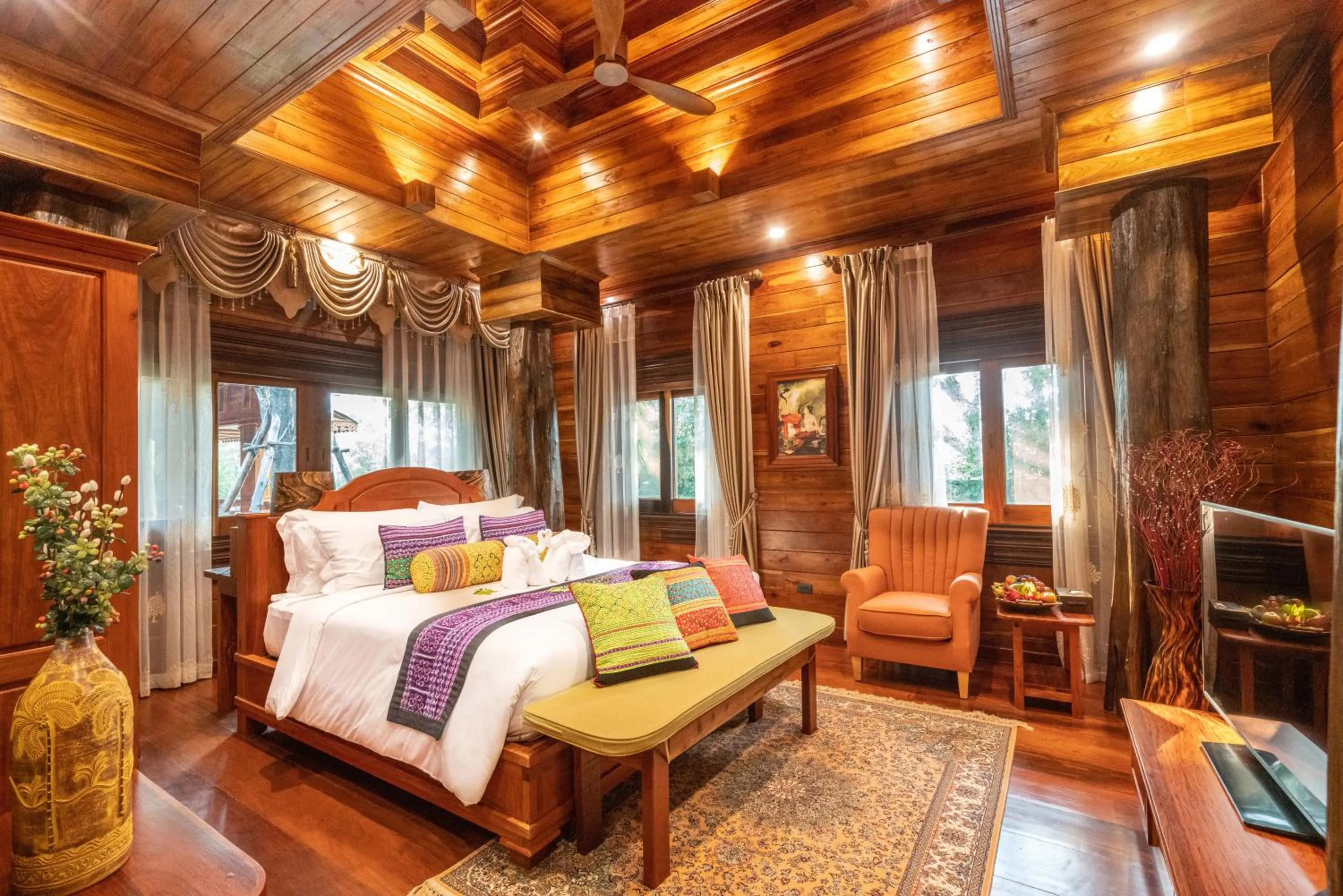 Bedroom, Bed in WandaVista Resort Khum Wang Nuea Chiang Mai清迈万达文华酒店北国之宫