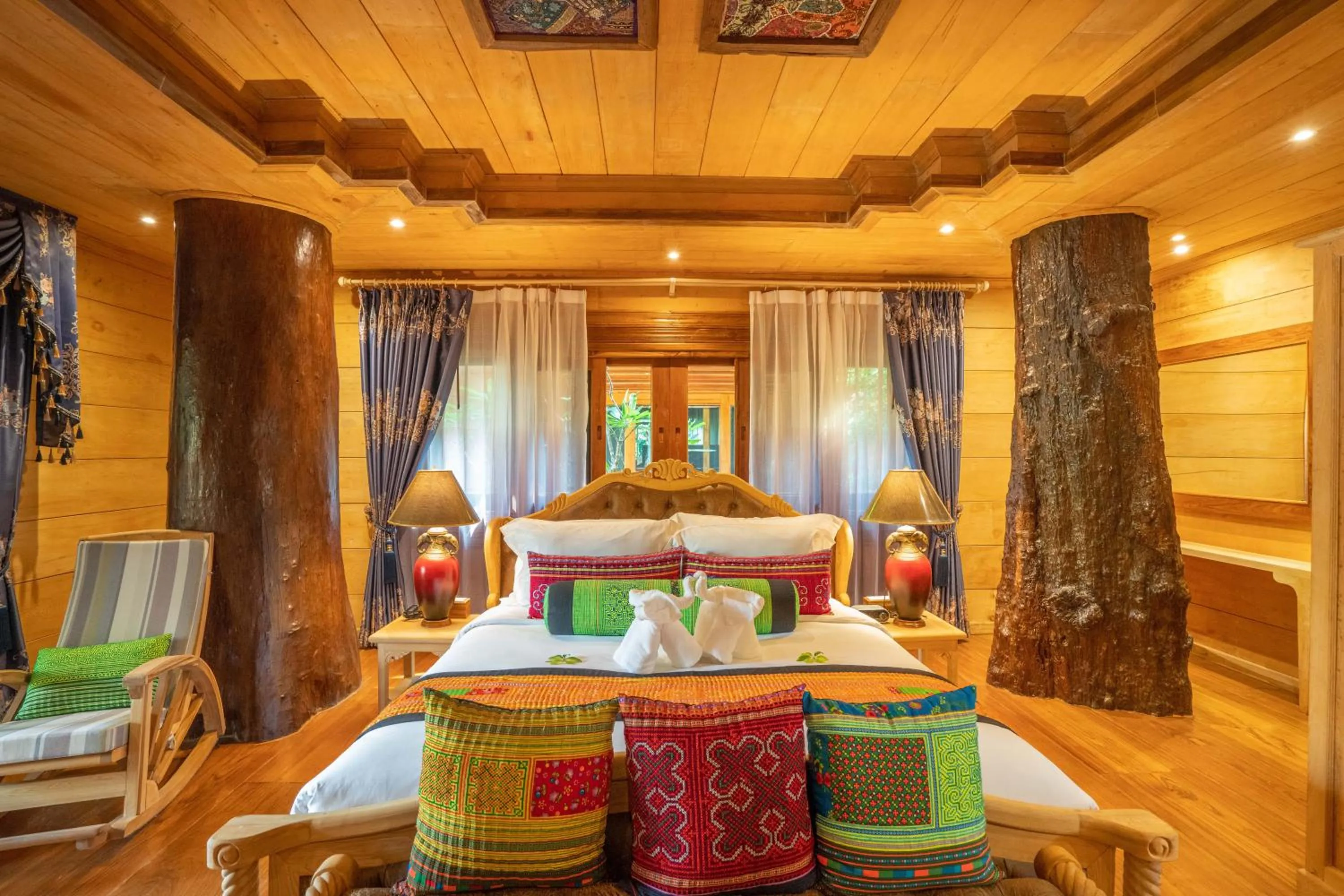 Living room in WandaVista Resort Khum Wang Nuea Chiang Mai清迈万达文华酒店北国之宫