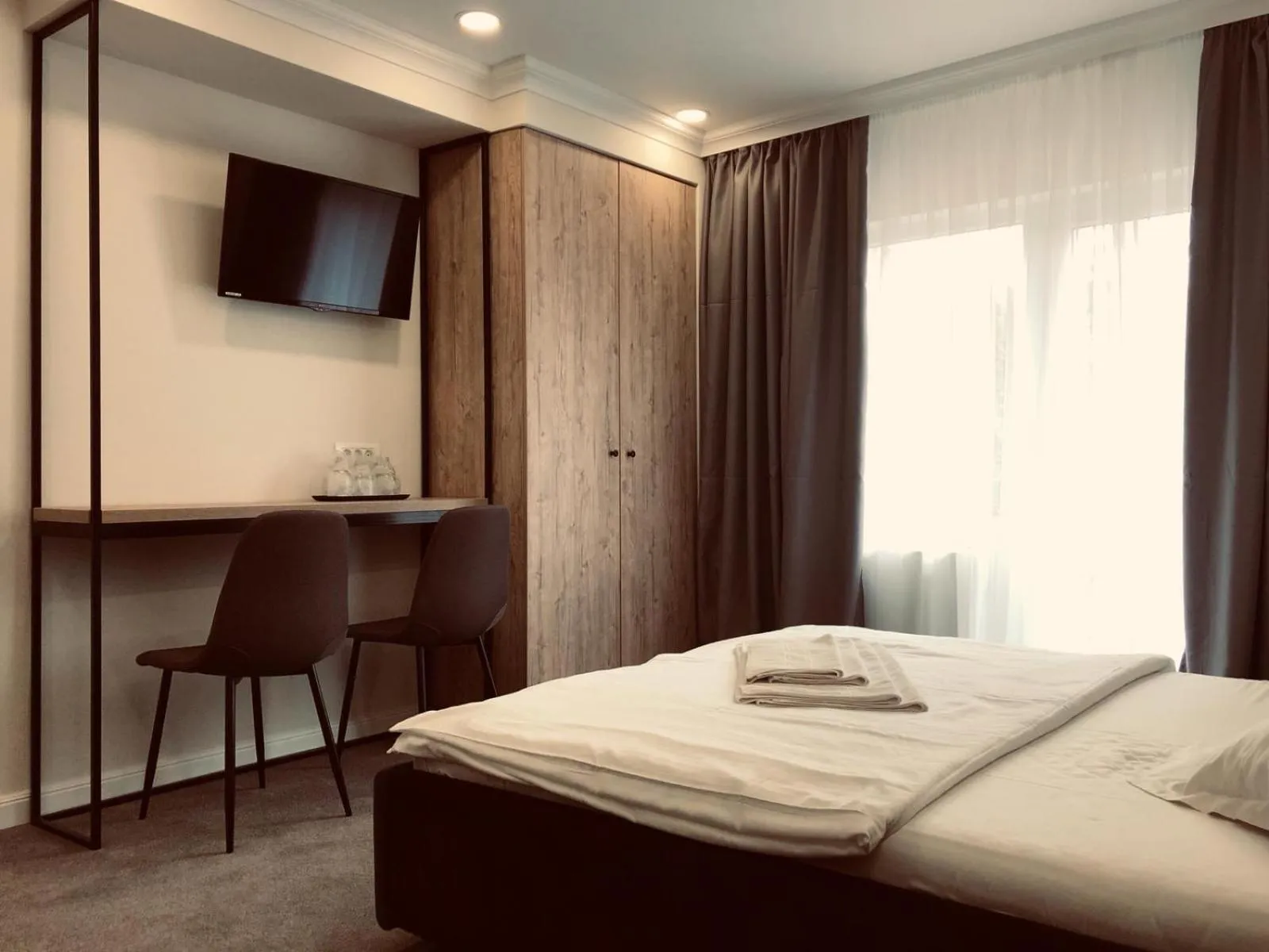 Bed in Pensiunea Ana Maria