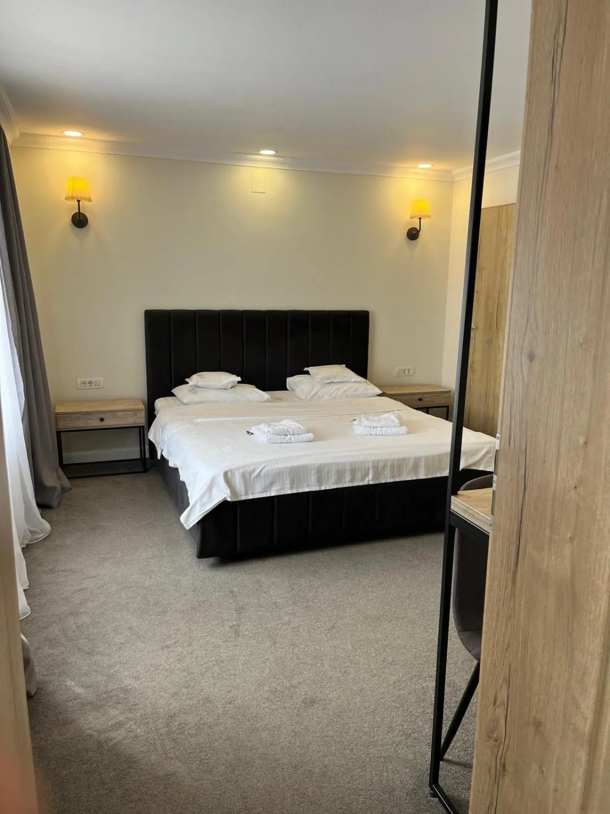 Bed in Pensiunea Ana Maria