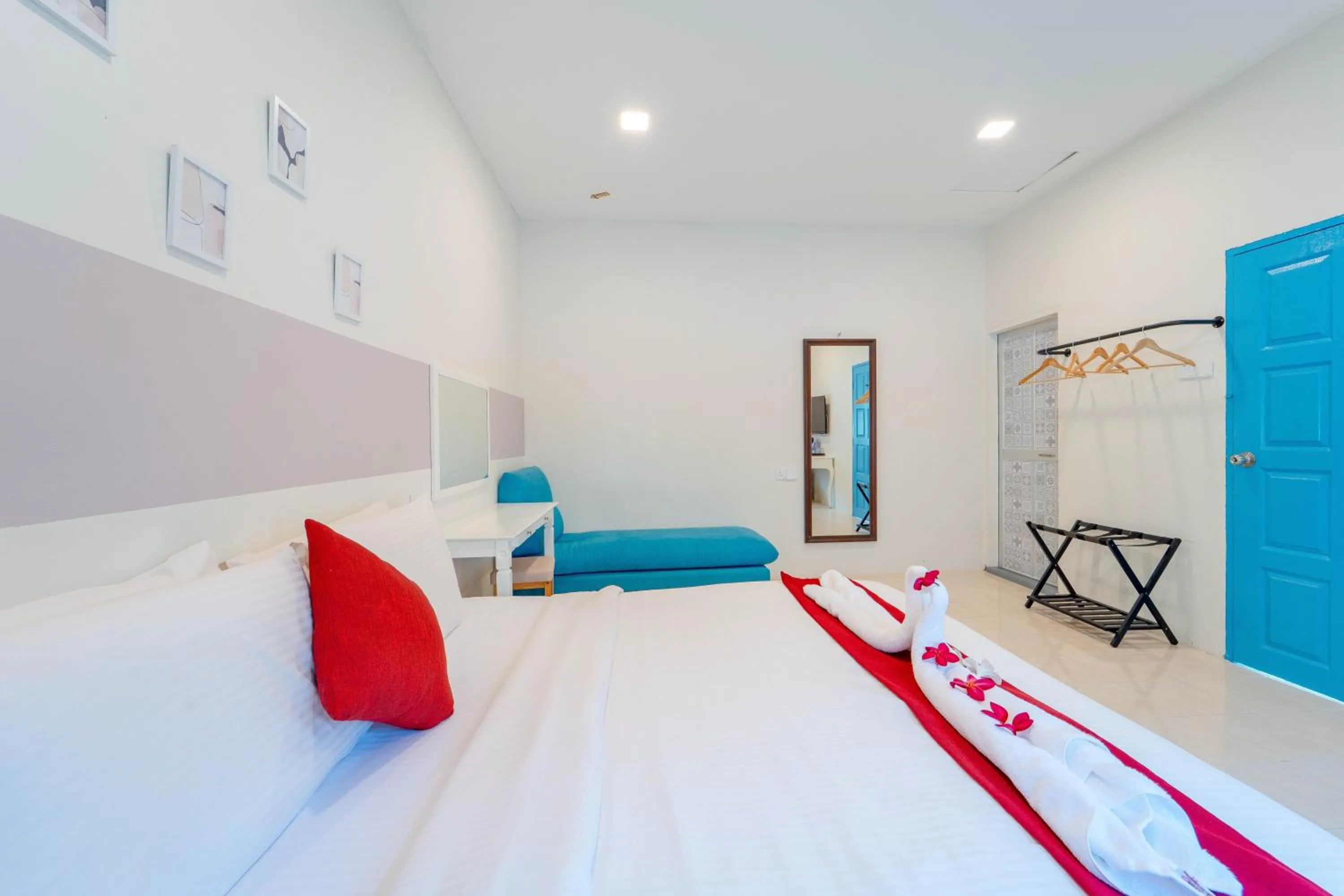 Bed in SANDY GARDEN RESORT LANGKAWI