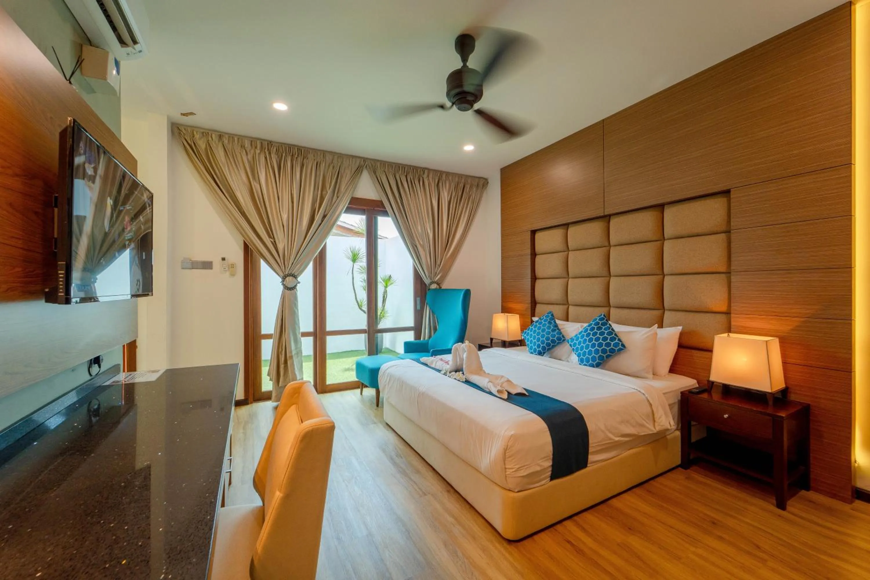 TV and multimedia, Bed in SANDY GARDEN RESORT LANGKAWI