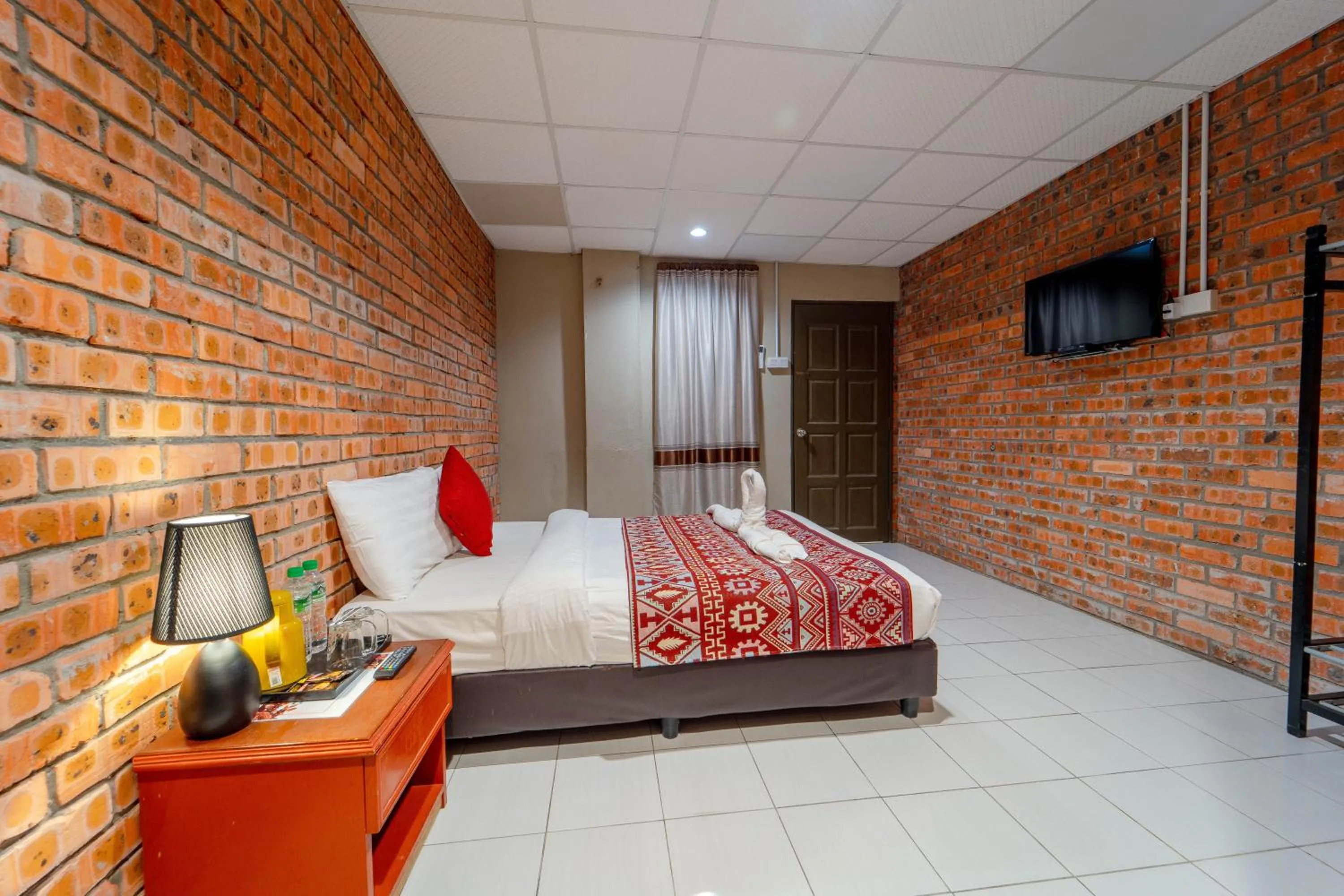 Bed in SANDY GARDEN RESORT LANGKAWI