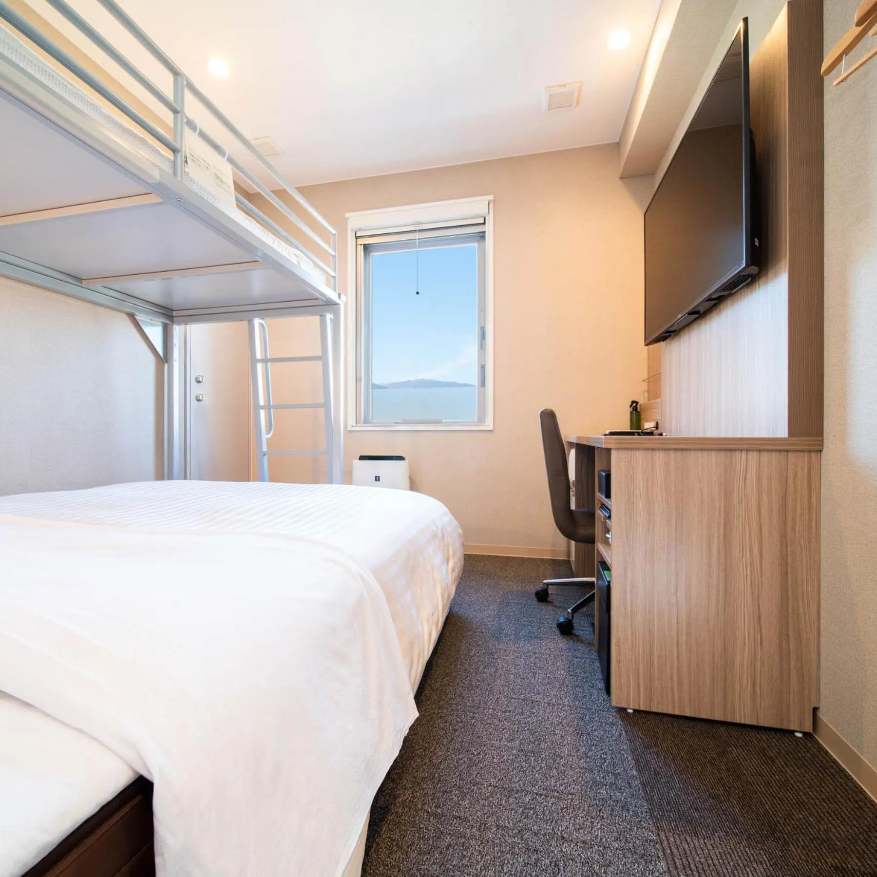 Bed in Super Hotel Nagano Iida Inter