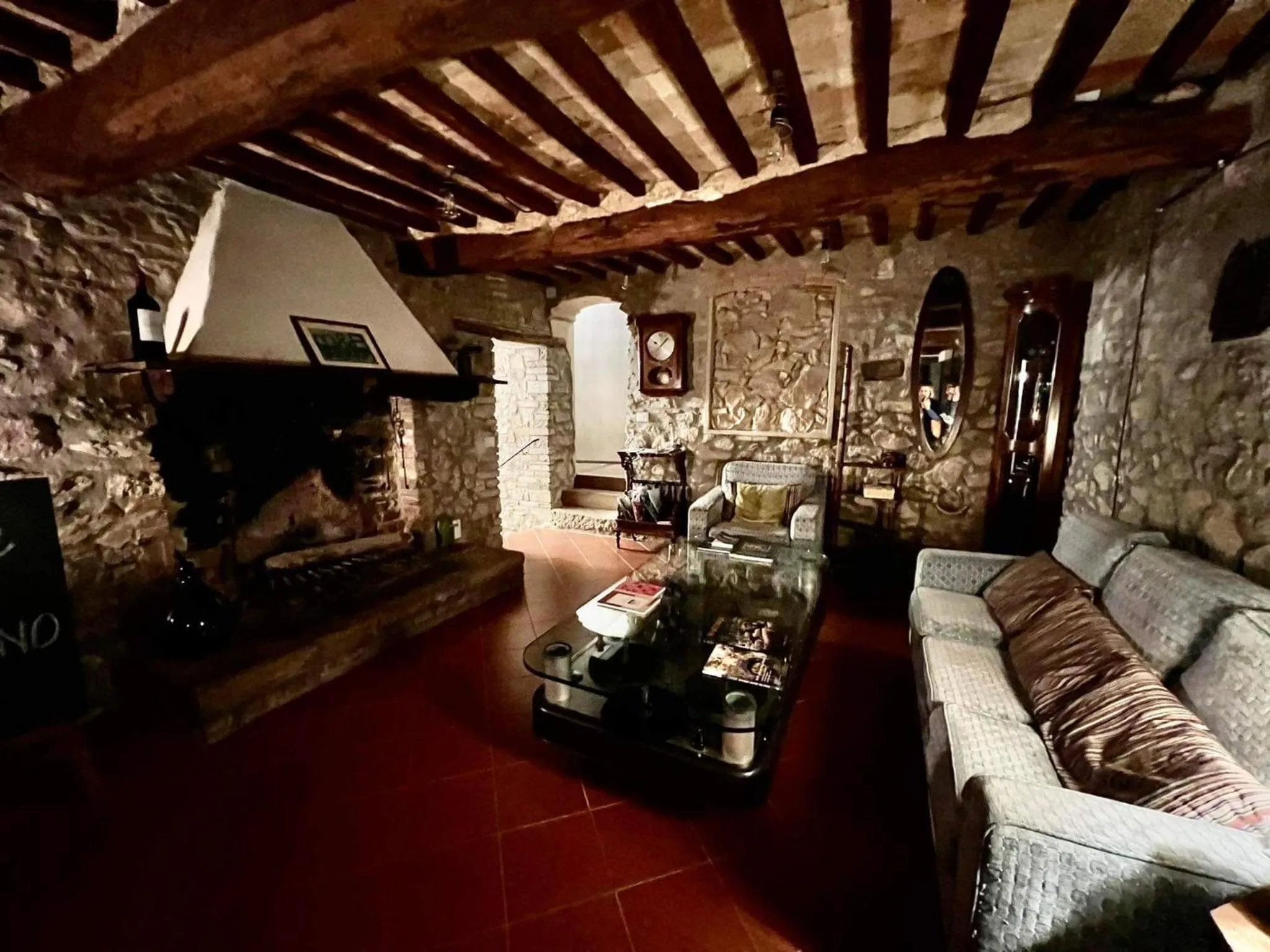 Lobby or reception in B&B Podere Camaiano