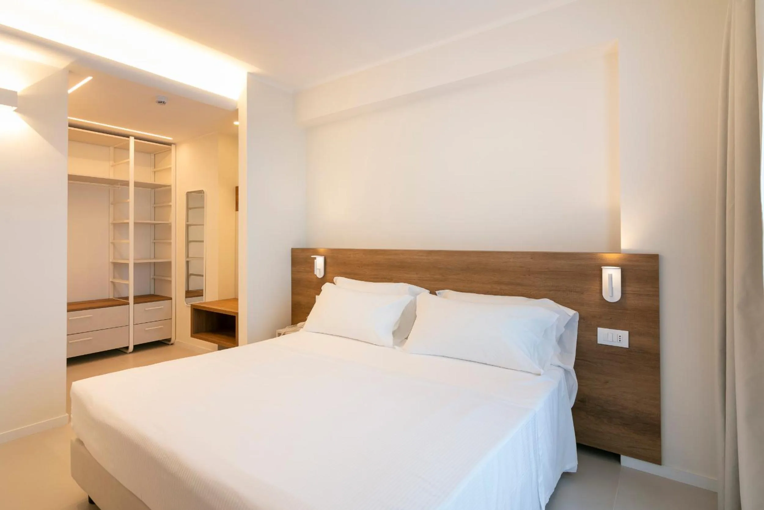 Bed in Hotel Mistral