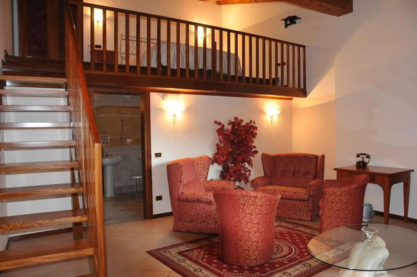 Communal lounge/ TV room in Hotel Sogno