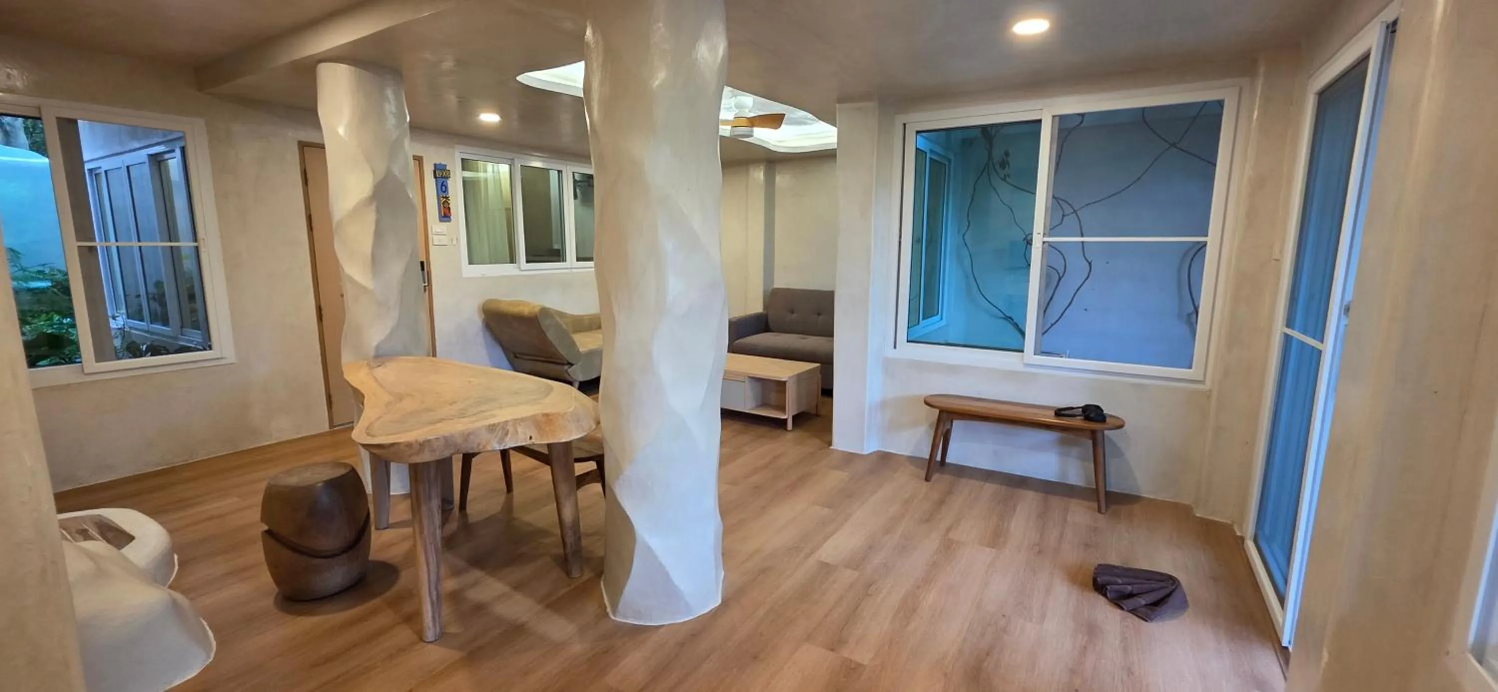 Living room in The Rock Samui Beach Resort