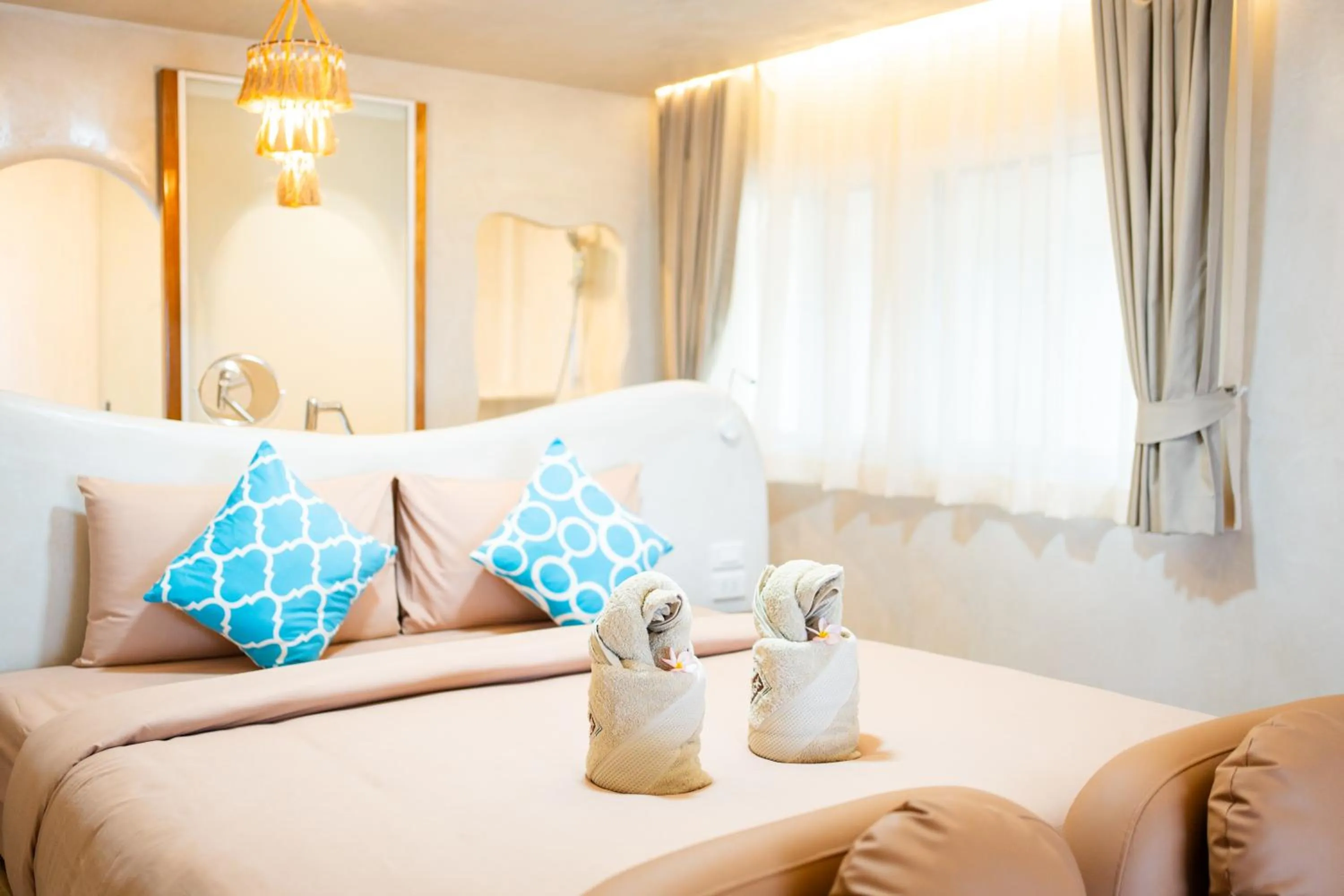 Bedroom, Bed in The Rock Samui Beach Resort