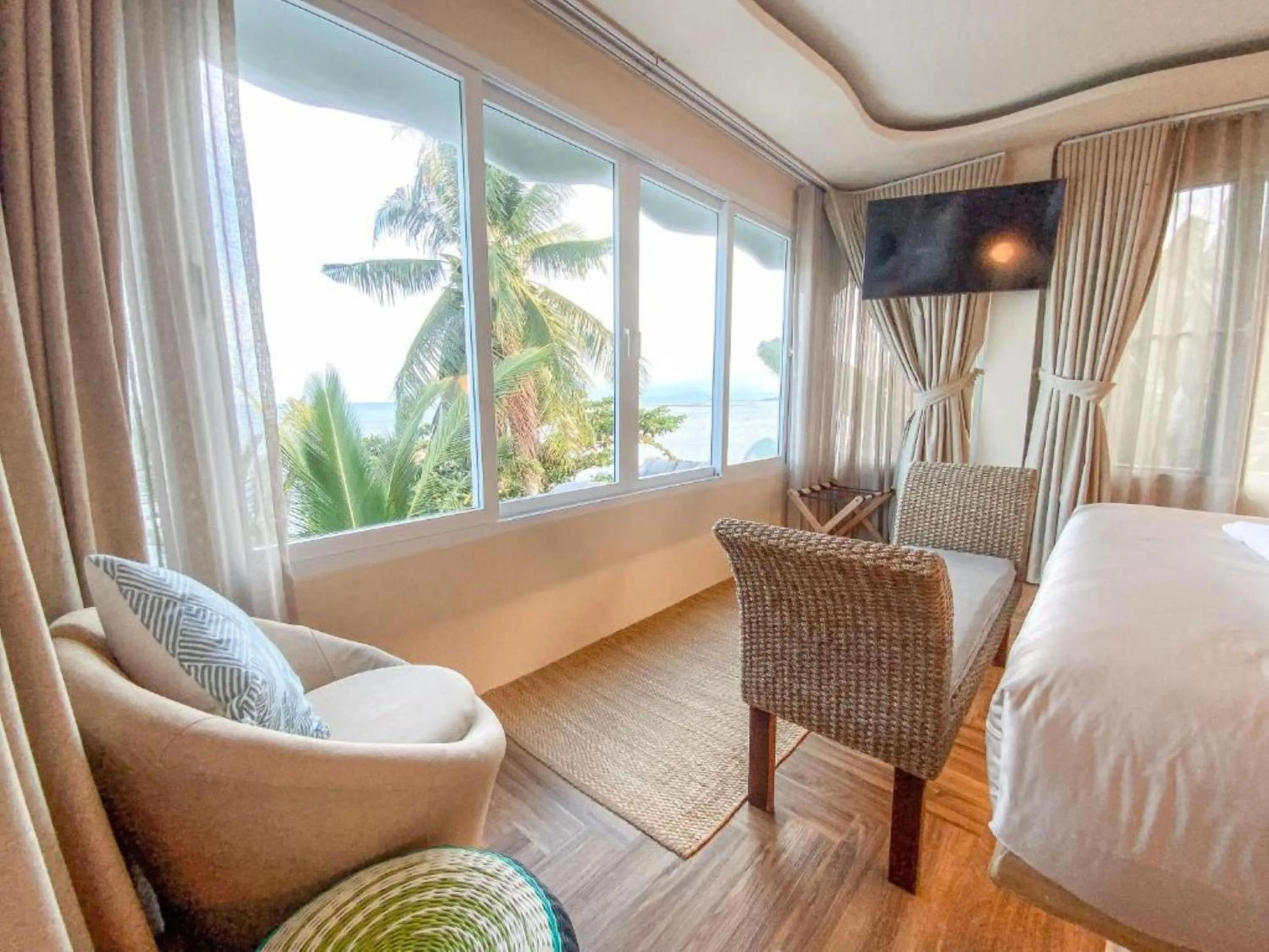 Seating area in The Rock Samui Beach Resort