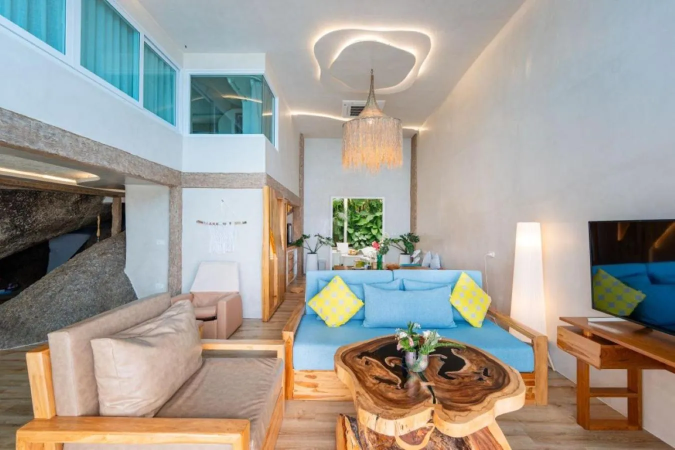 Living room in The Rock Samui Beach Resort