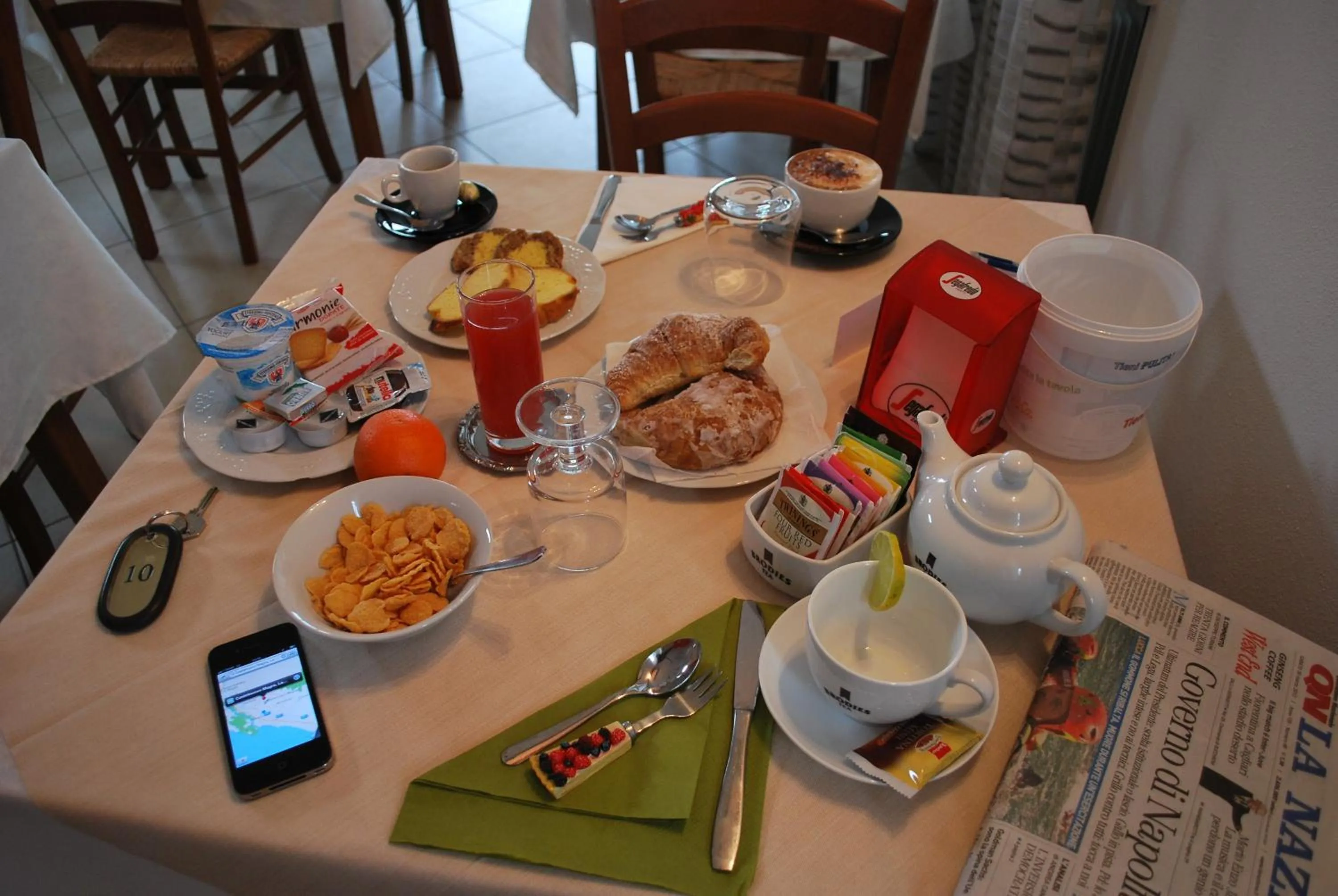 Breakfast in Albergo Smeraldo