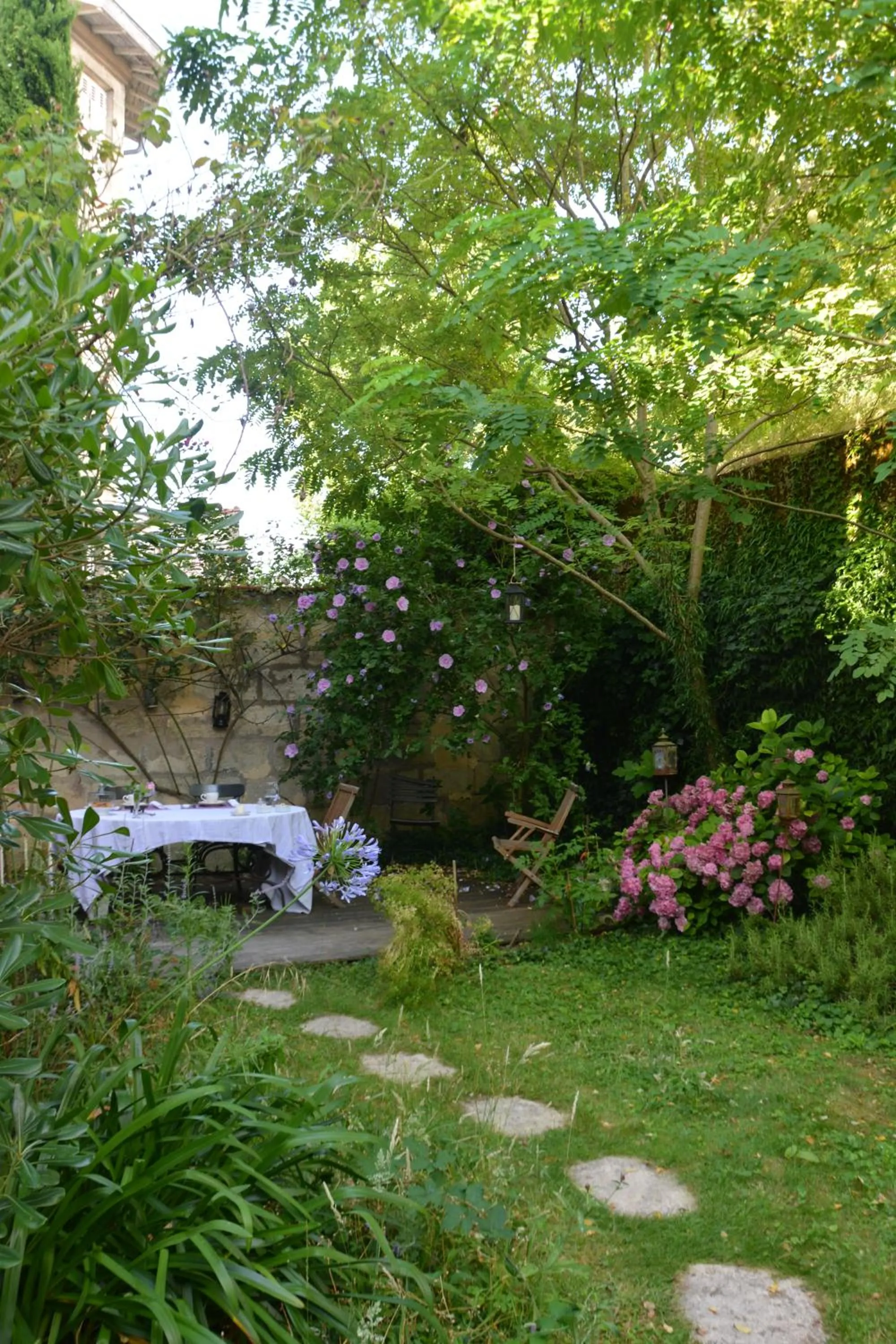 Garden in la maison