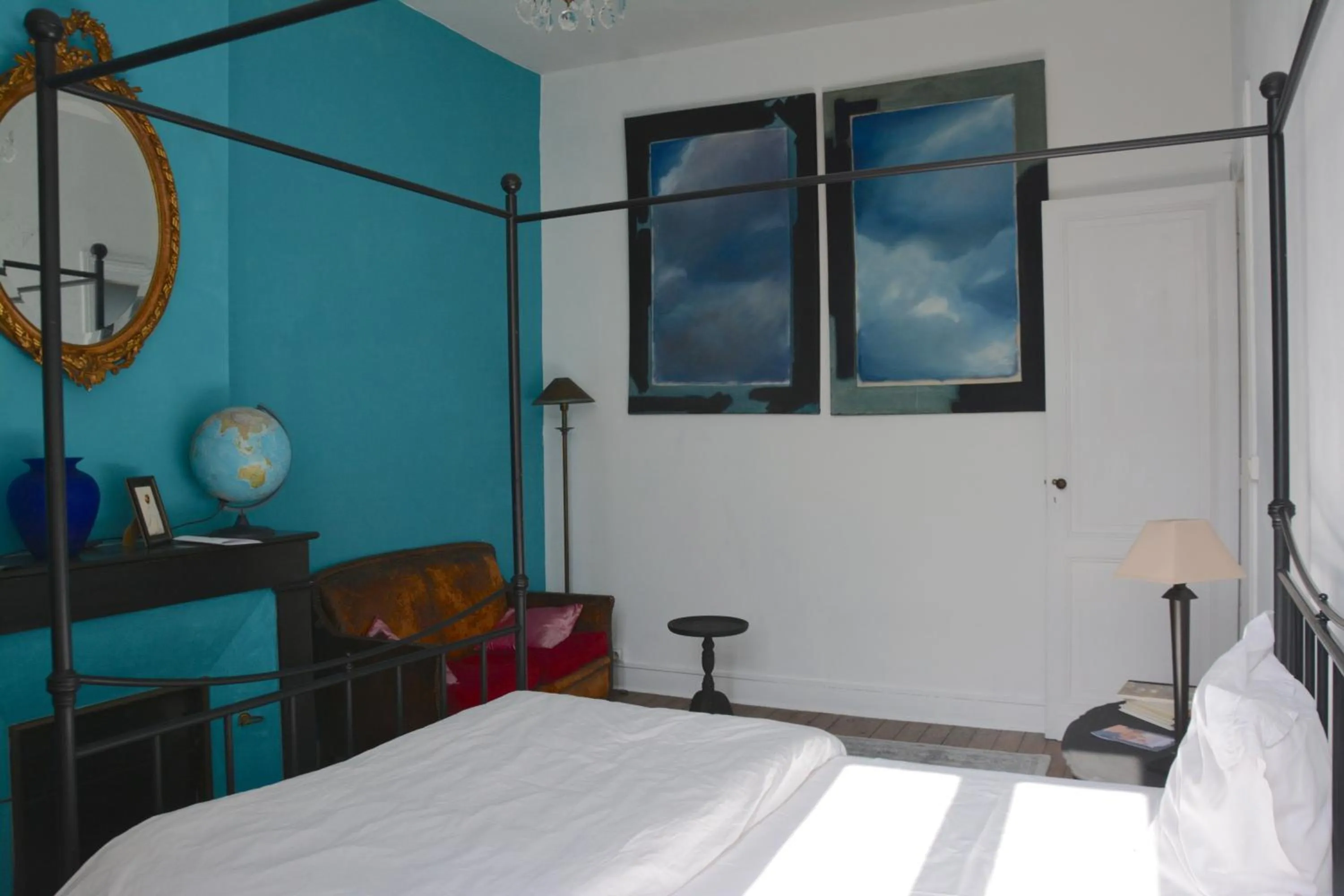 Bedroom, Bed in la maison