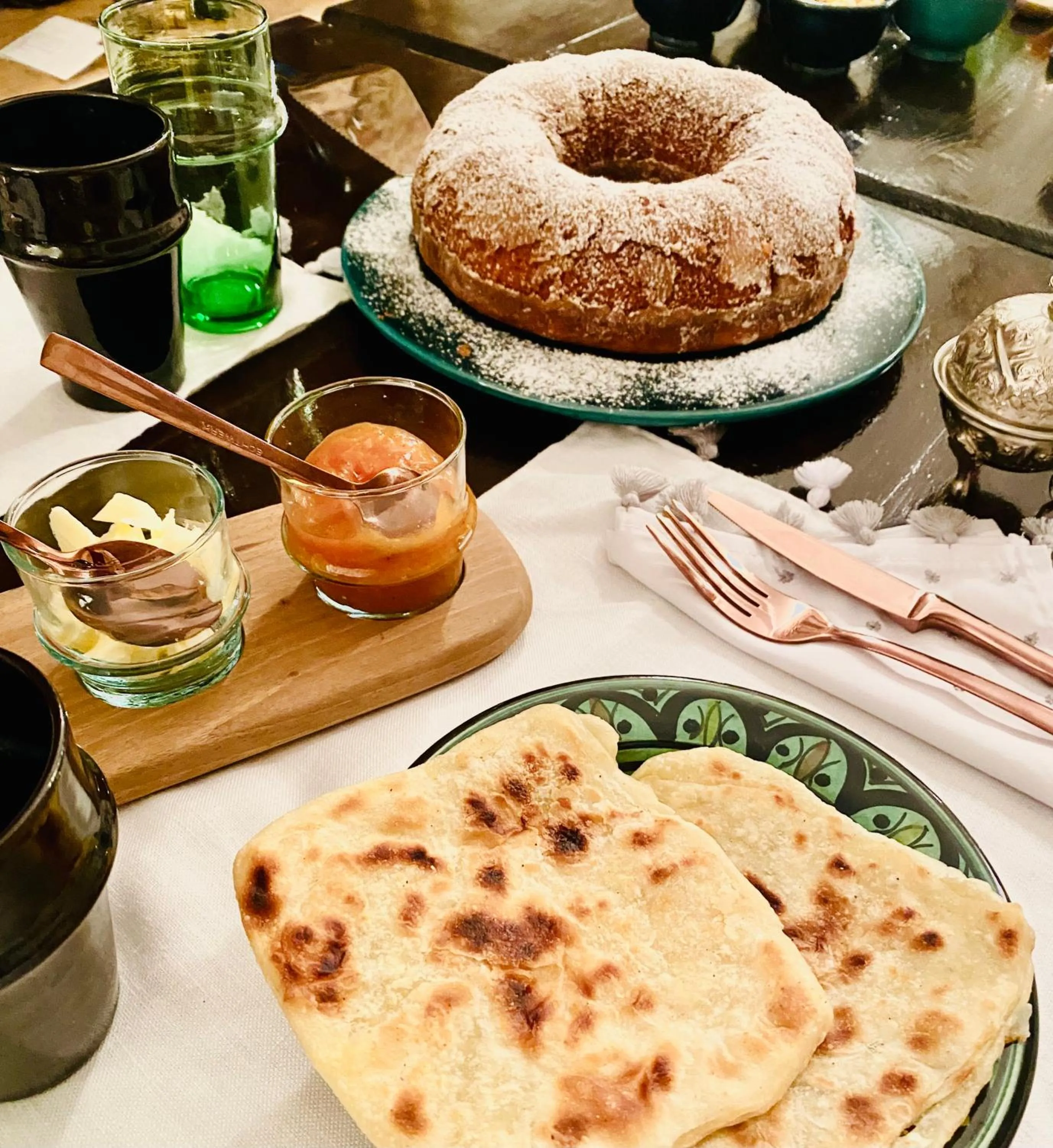 Food and drinks in Riad Wabisabi