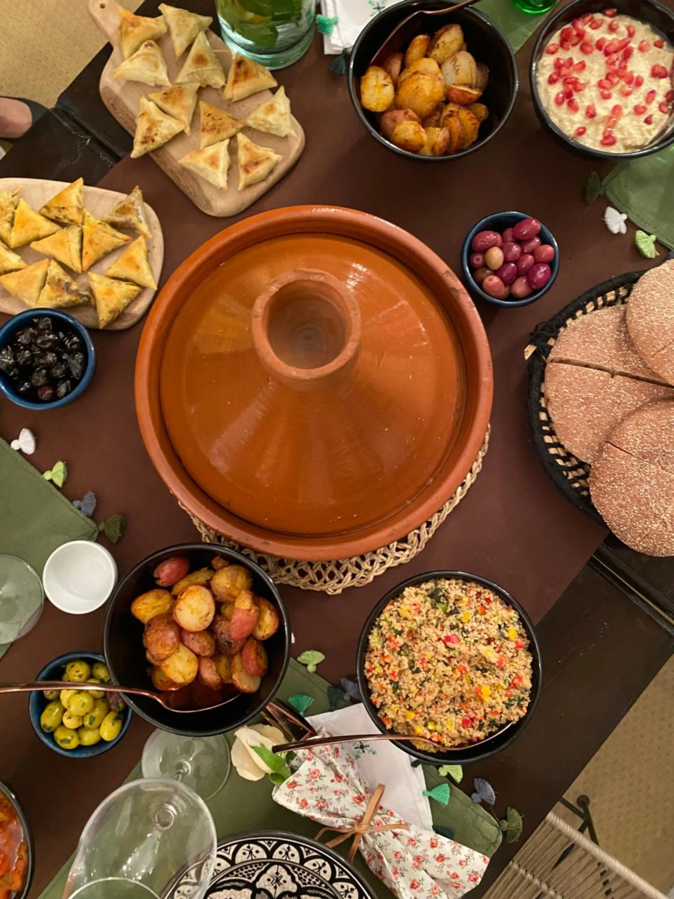 Food and drinks in Riad Wabisabi