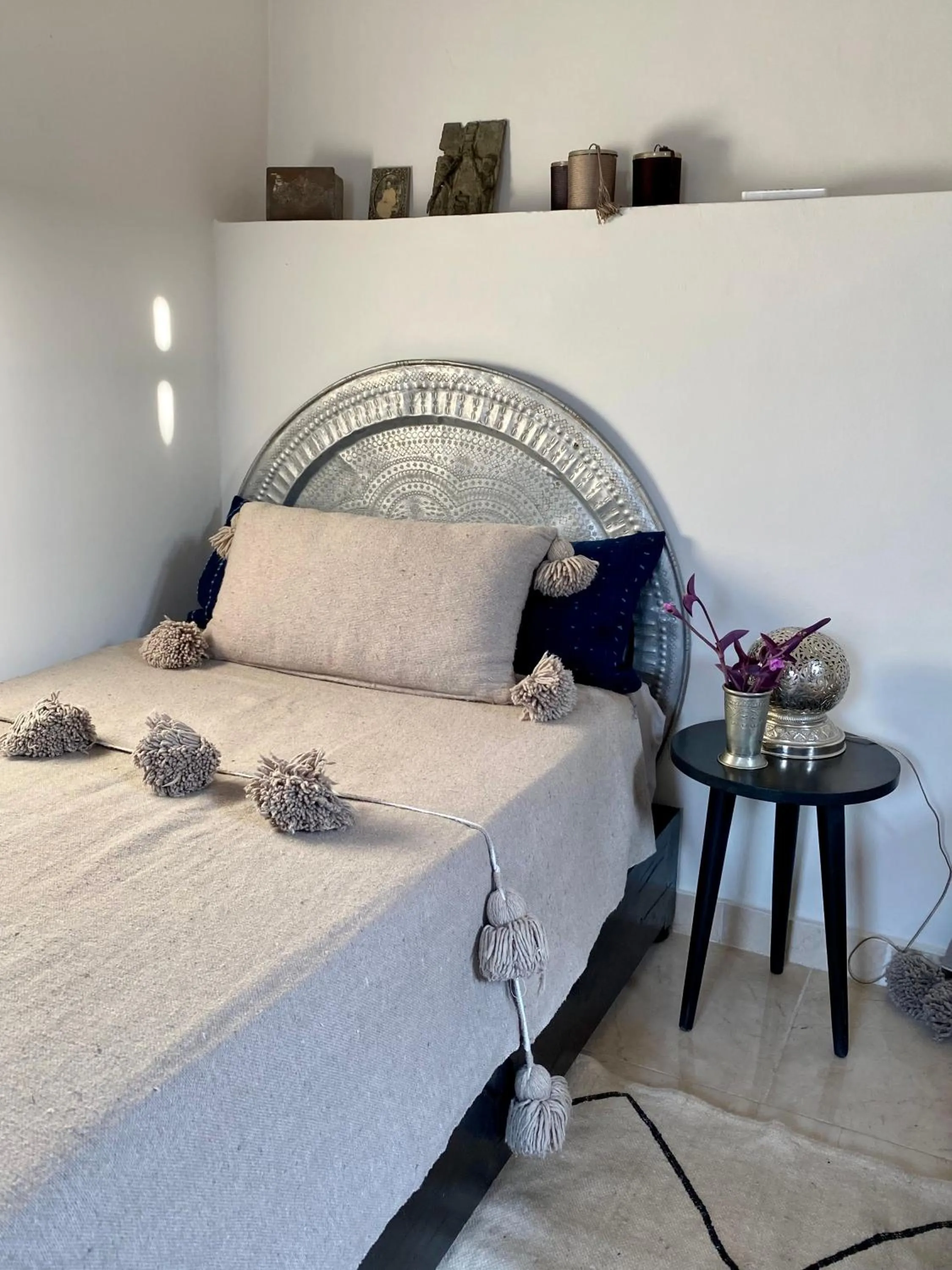 Bed in Riad Wabisabi