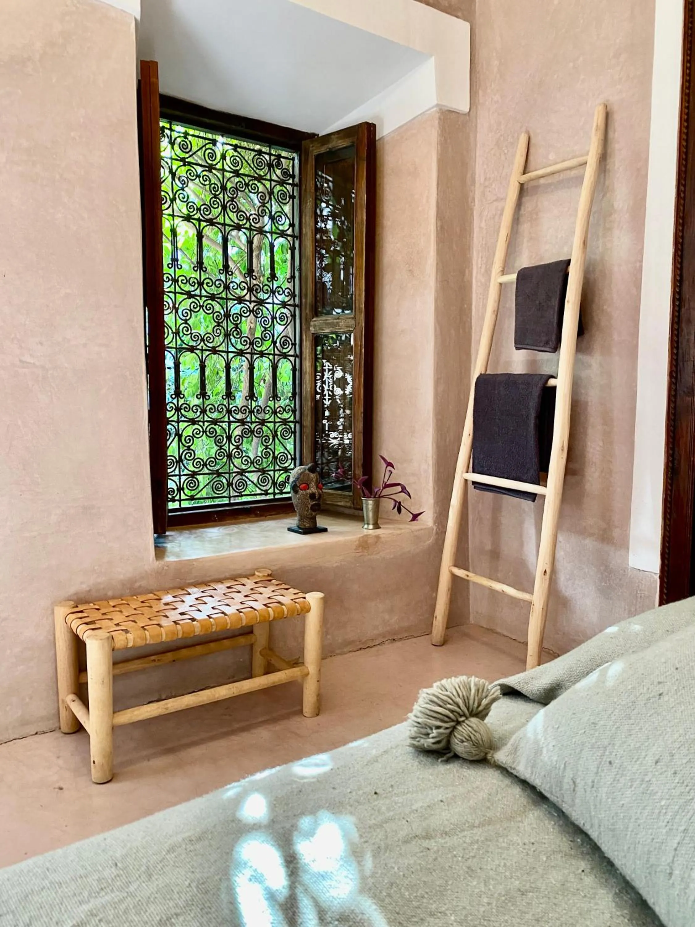 Bed in Riad Wabisabi