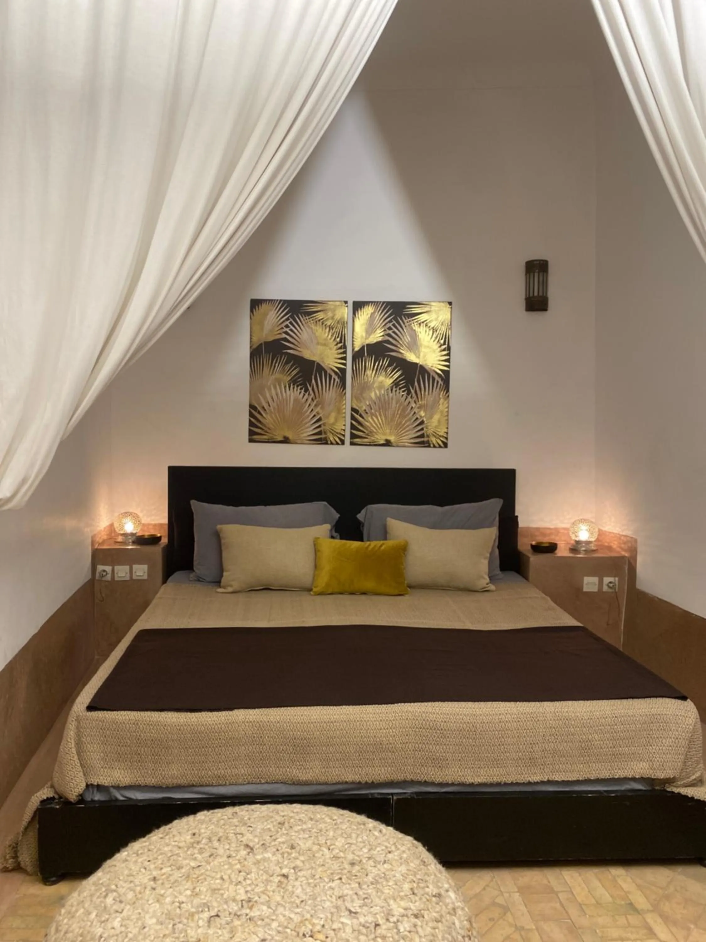 Bed in Riad Wabisabi