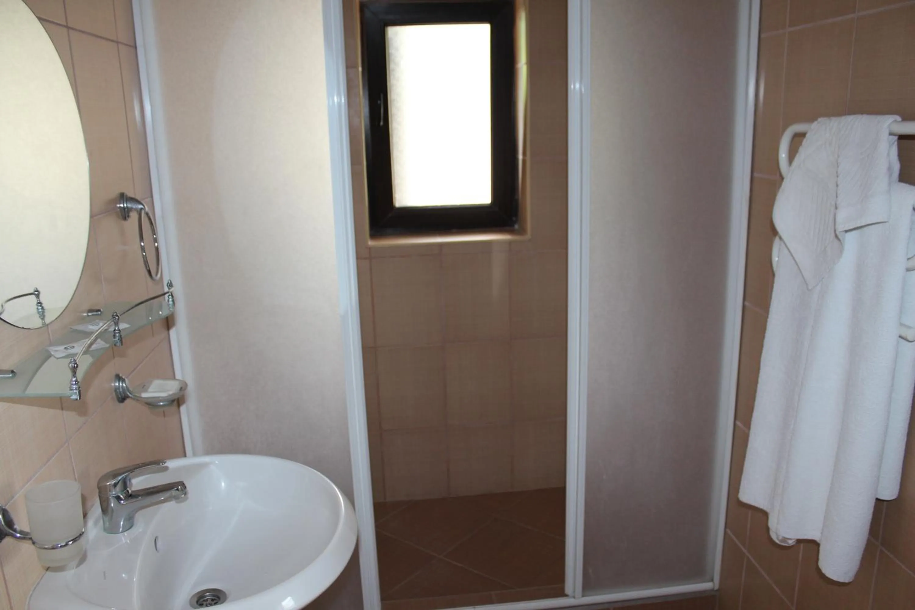 Bathroom in Family Hotel Piter