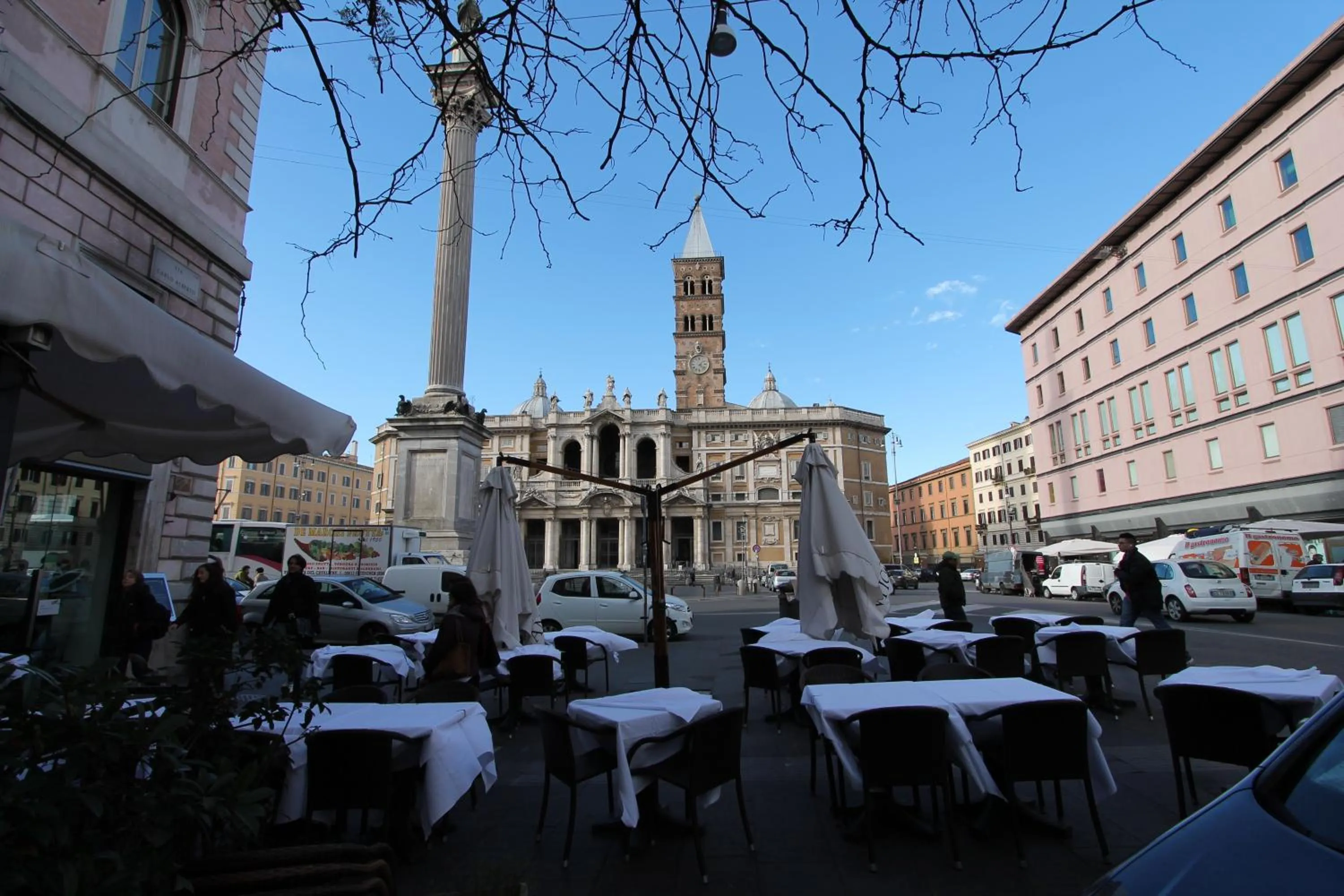 Facade/entrance in Buonarroti Suite