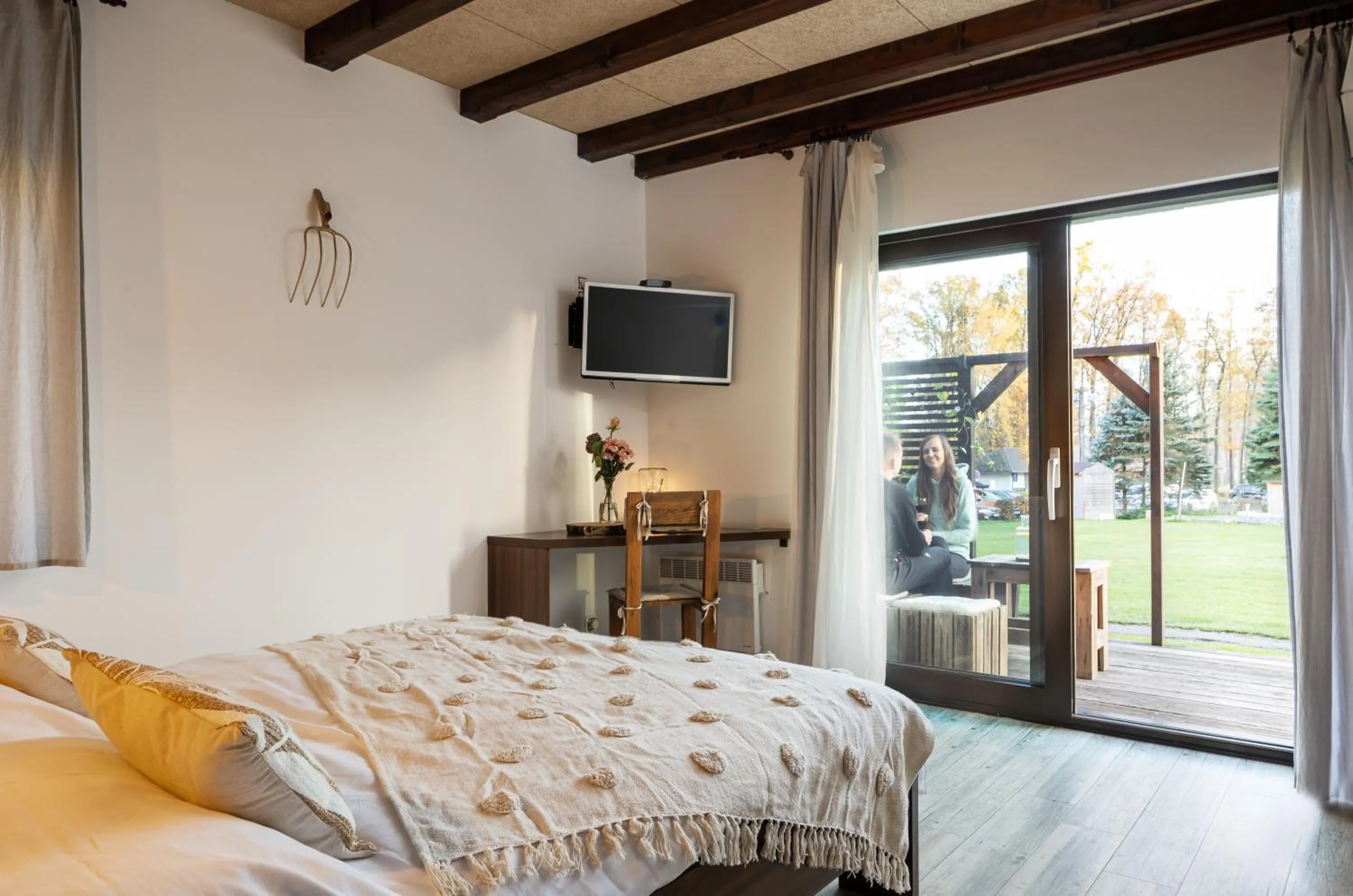 Bed in Resort U Fořta