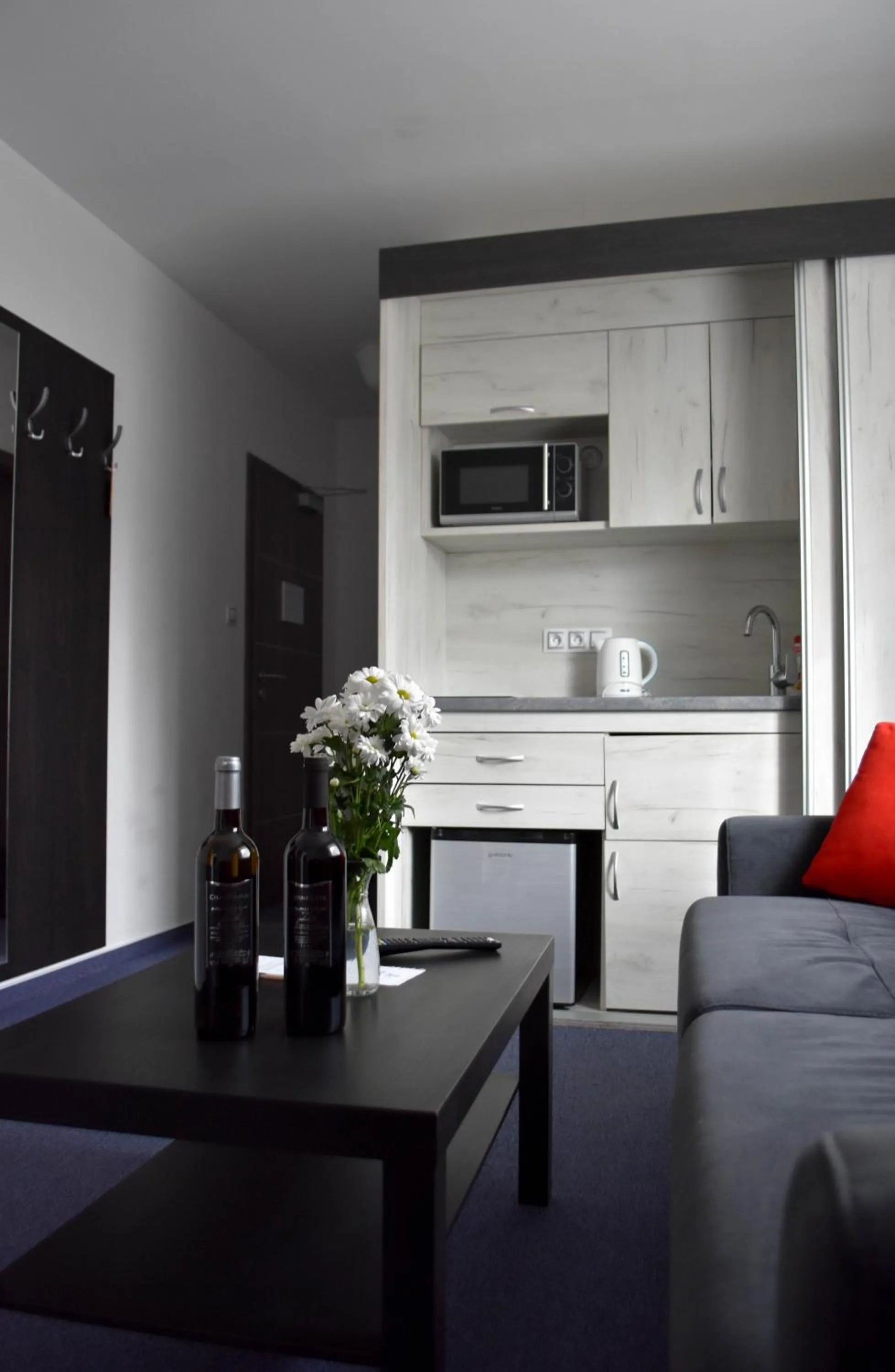 Kitchen or kitchenette in Resort U Fořta