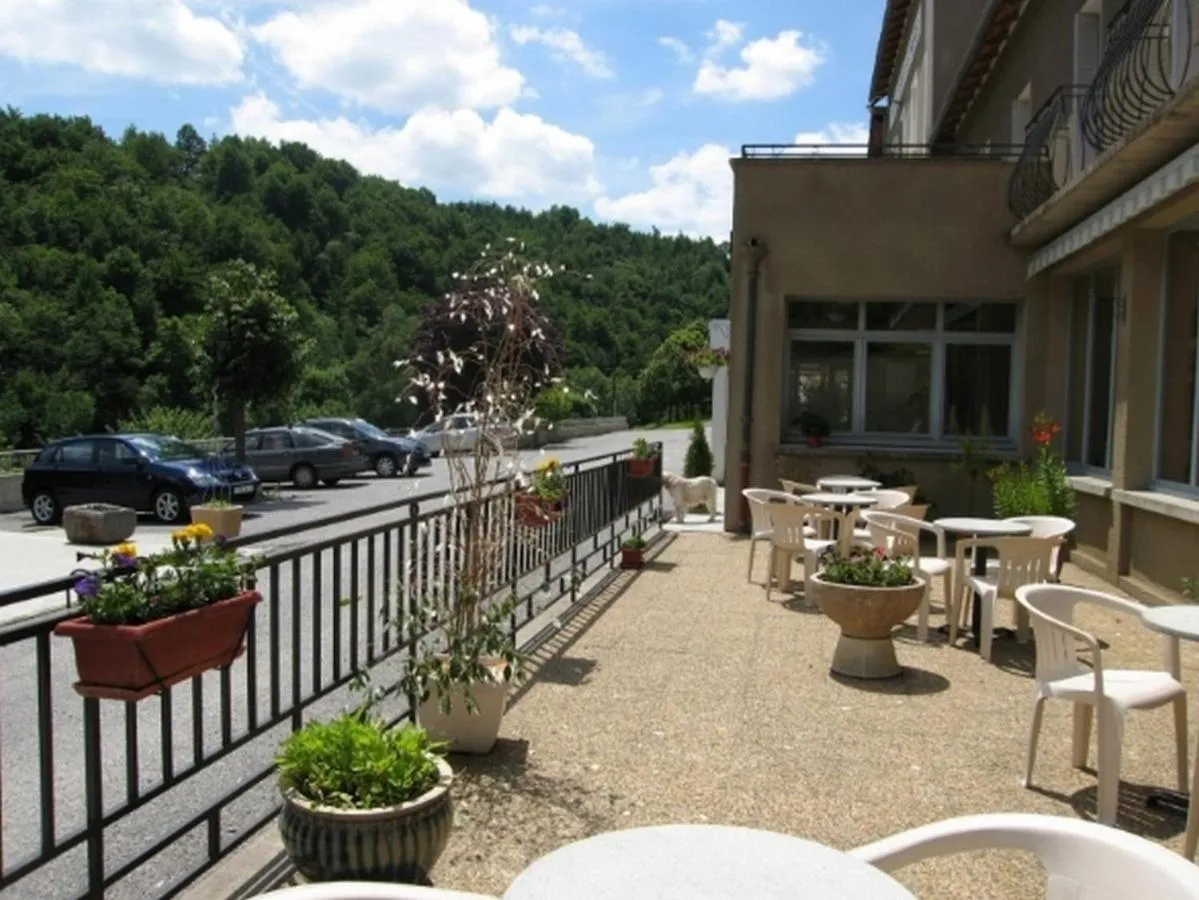 Patio in Hôtel du Bout du Monde