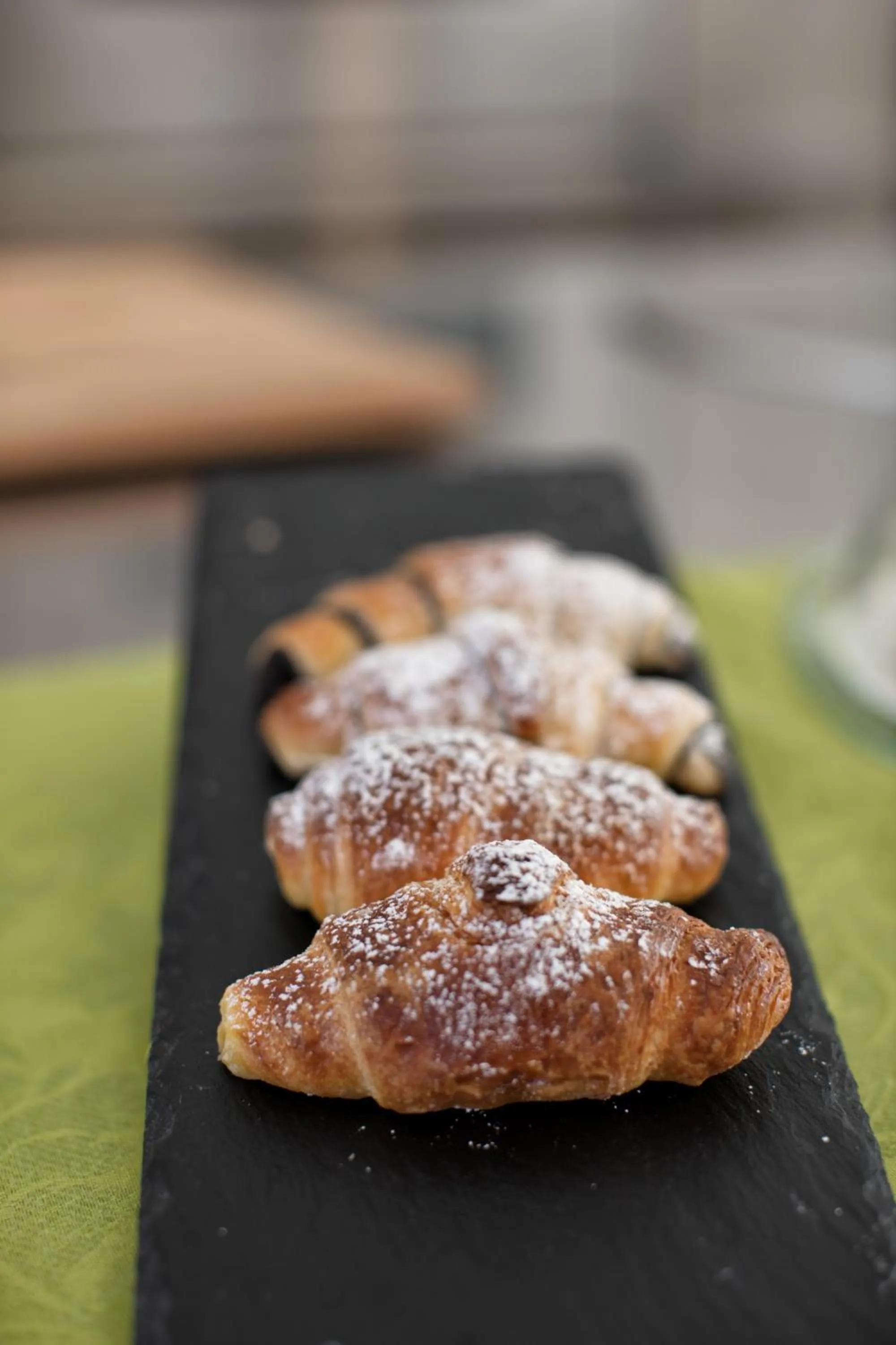Food close-up in Wrooms Guest House
