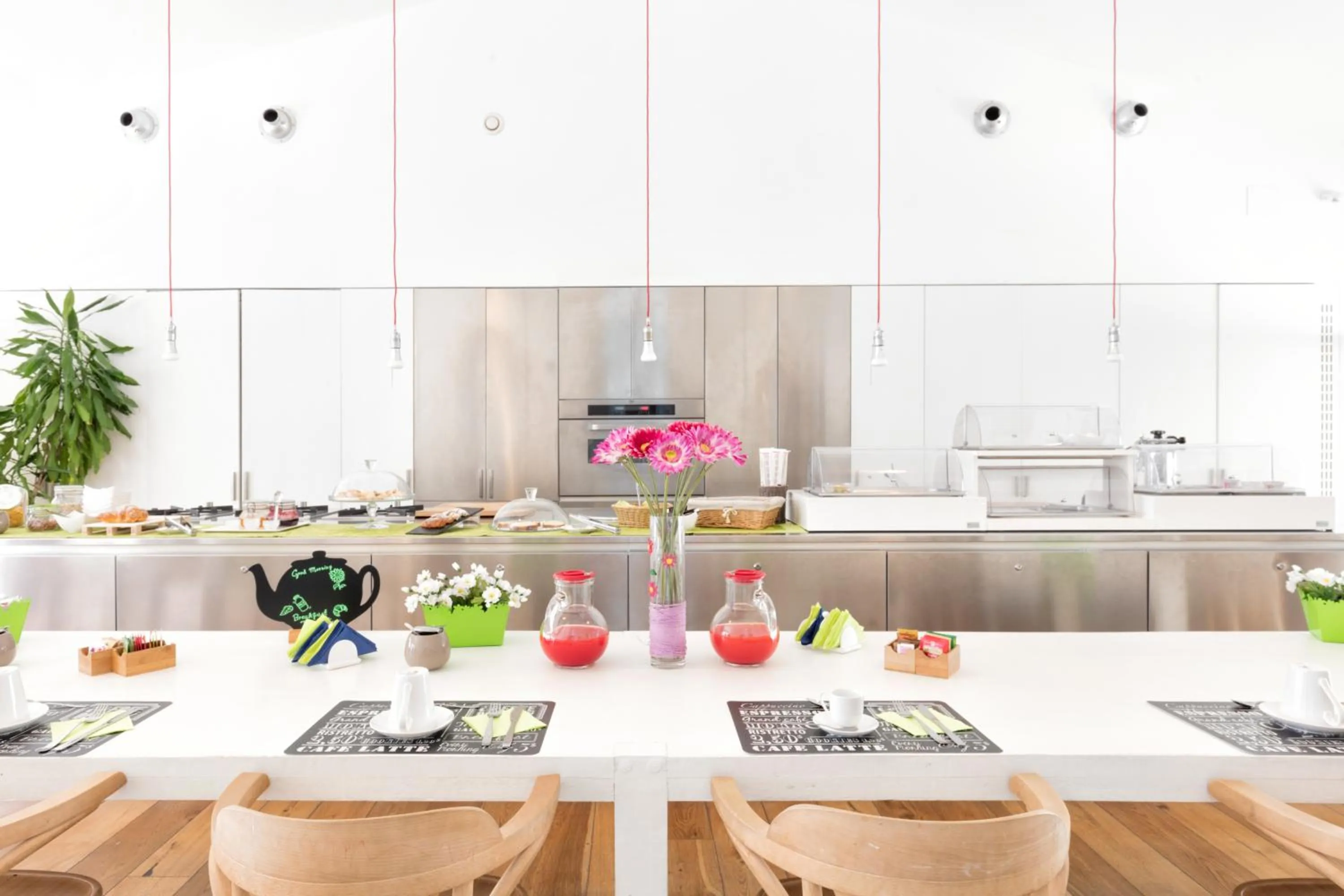 Continental breakfast in Wrooms Guest House