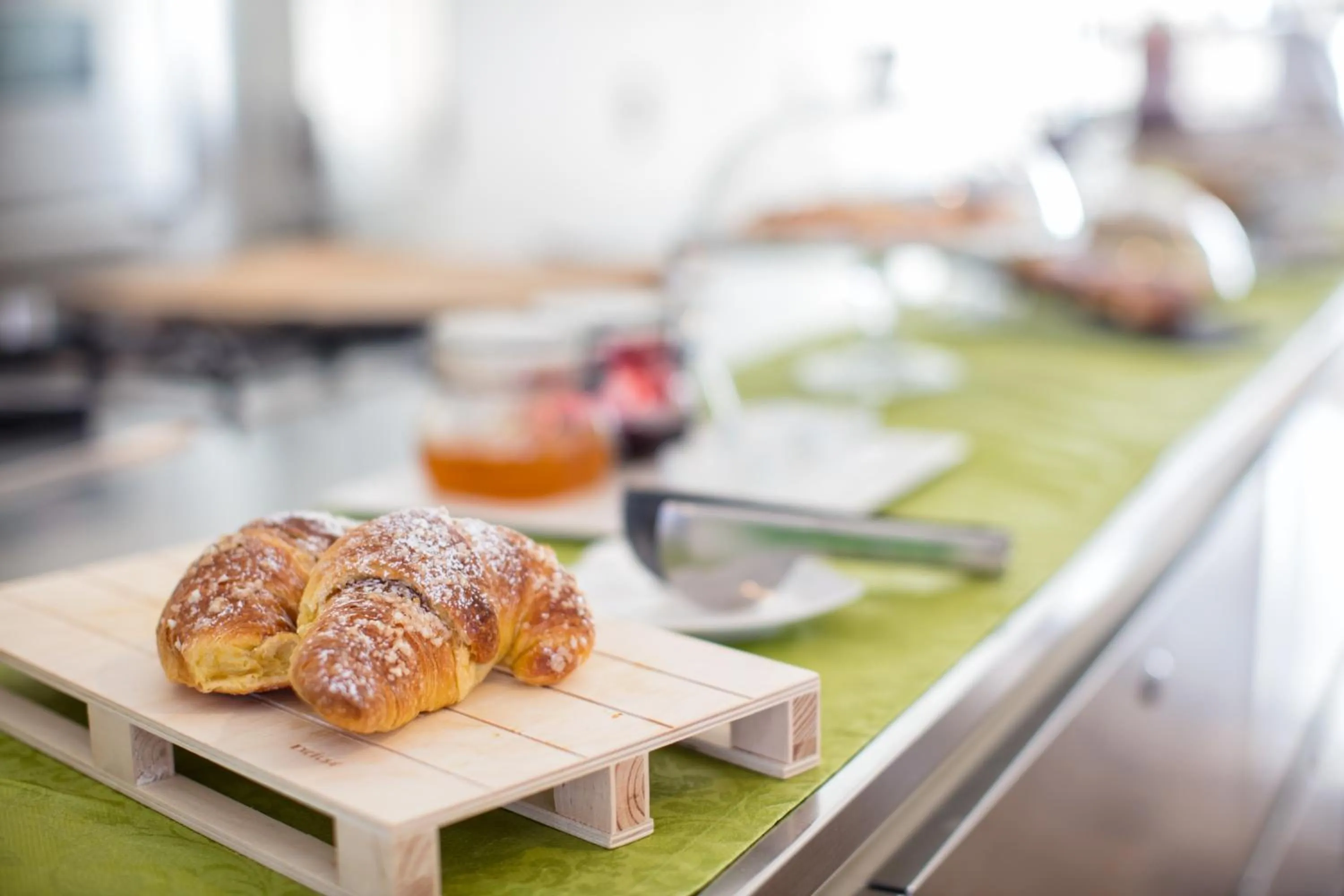 Food close-up in Wrooms Guest House