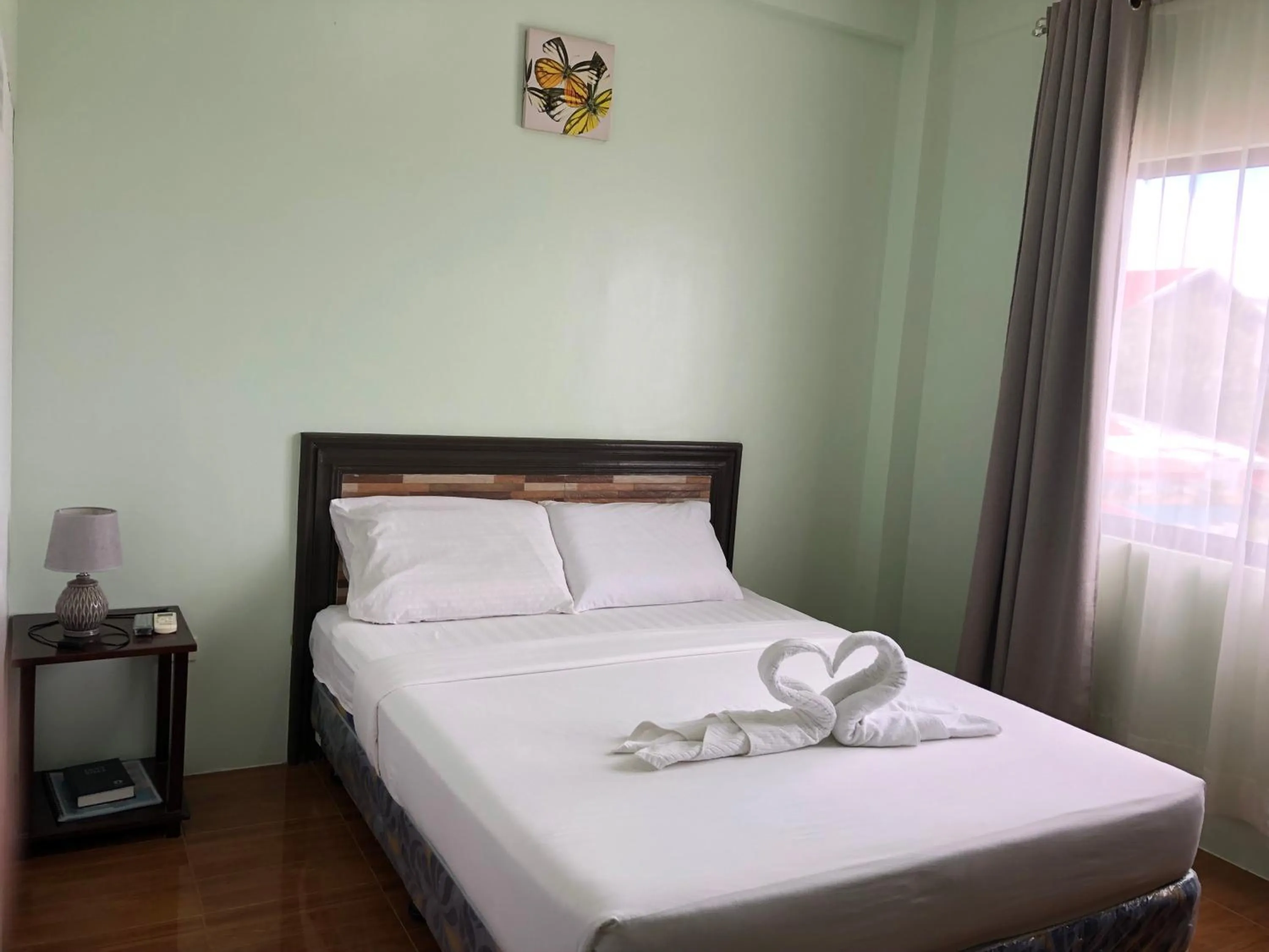 Bed in Adams View Hotel