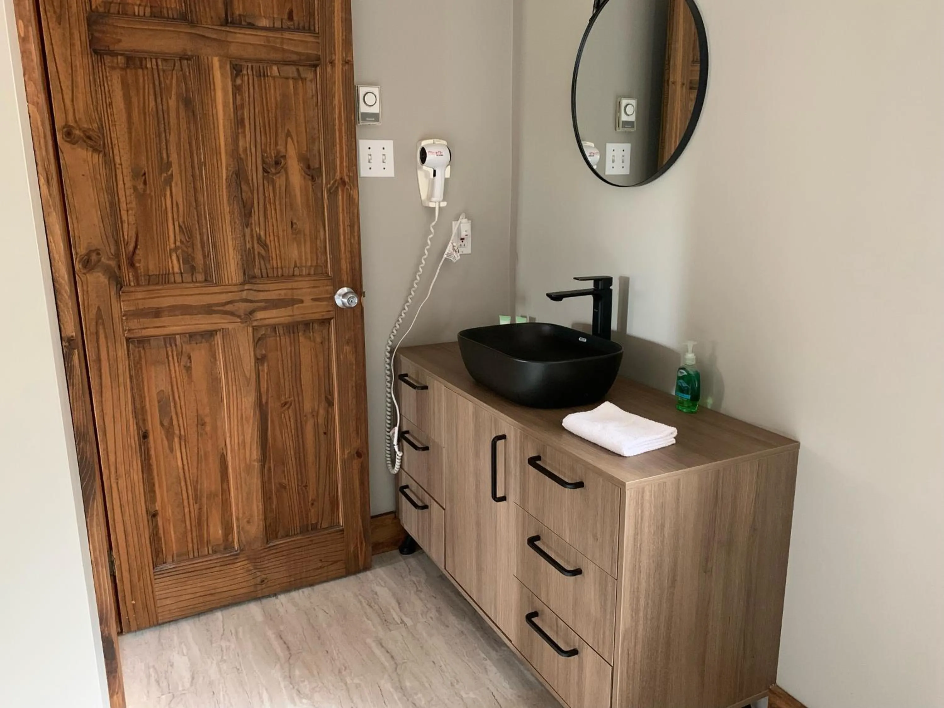 Bathroom in Pourvoirie du Lac Blanc