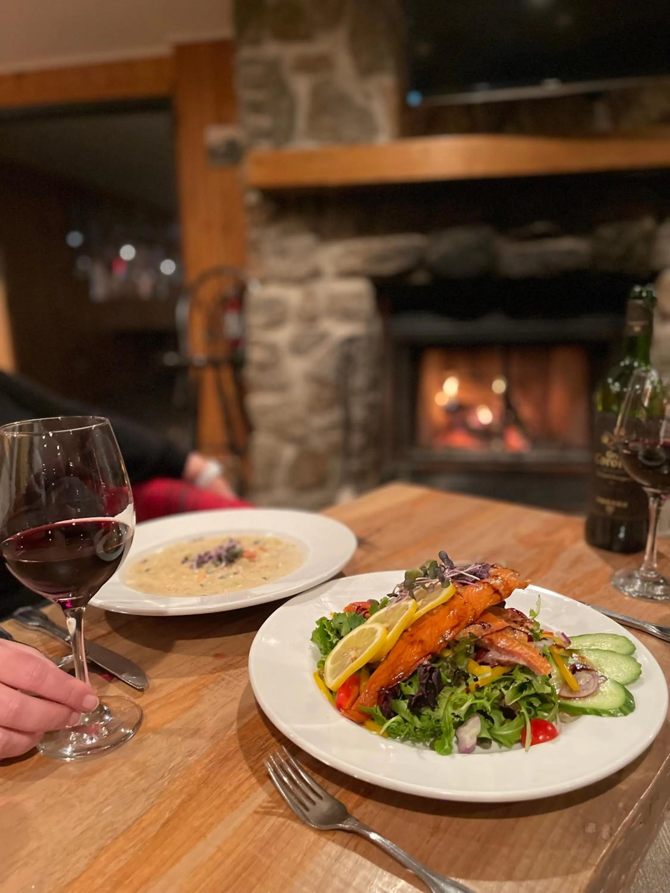 Restaurant/places to eat in Pourvoirie du Lac Blanc