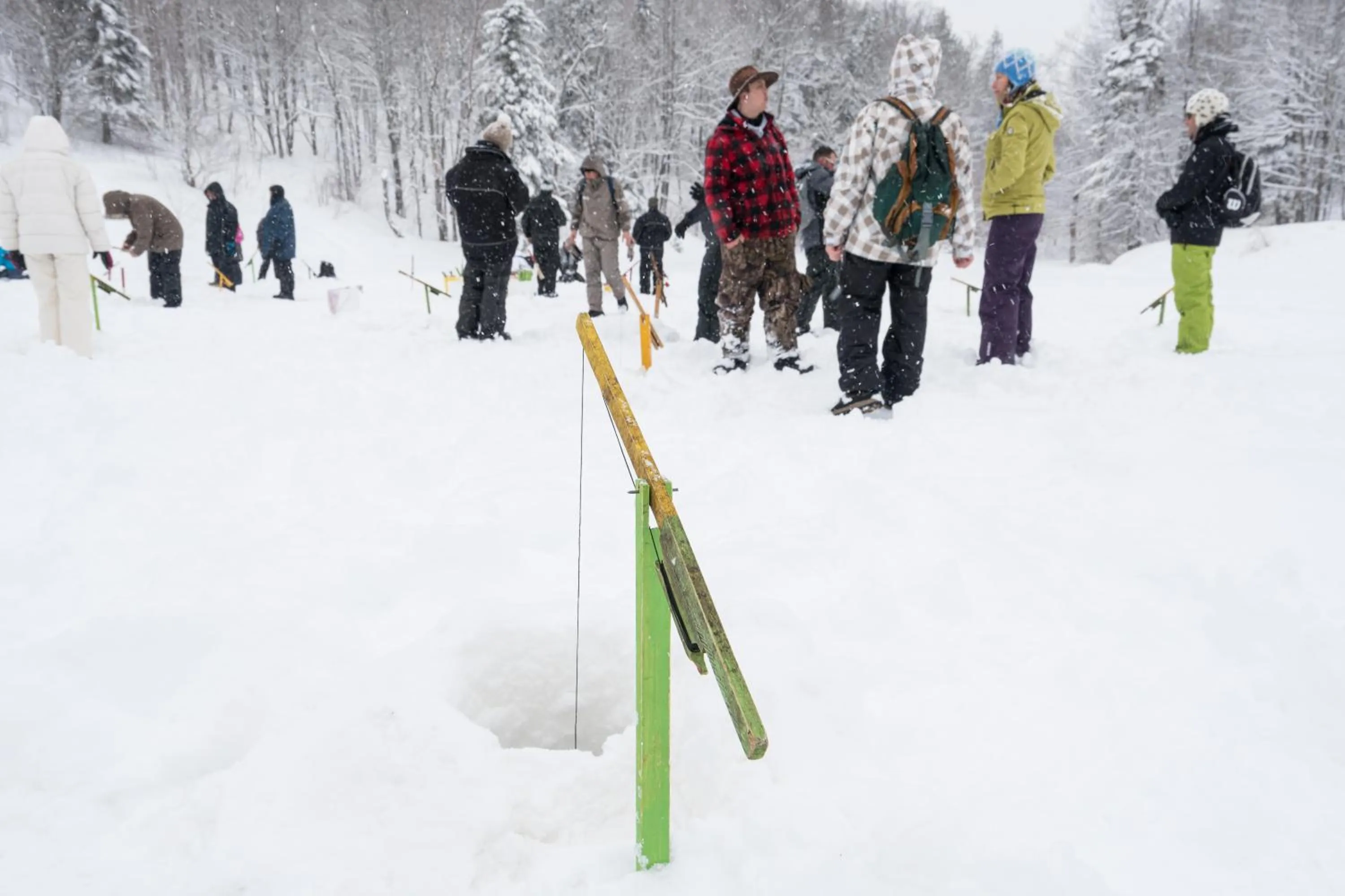 Fishing in Pourvoirie du Lac Blanc