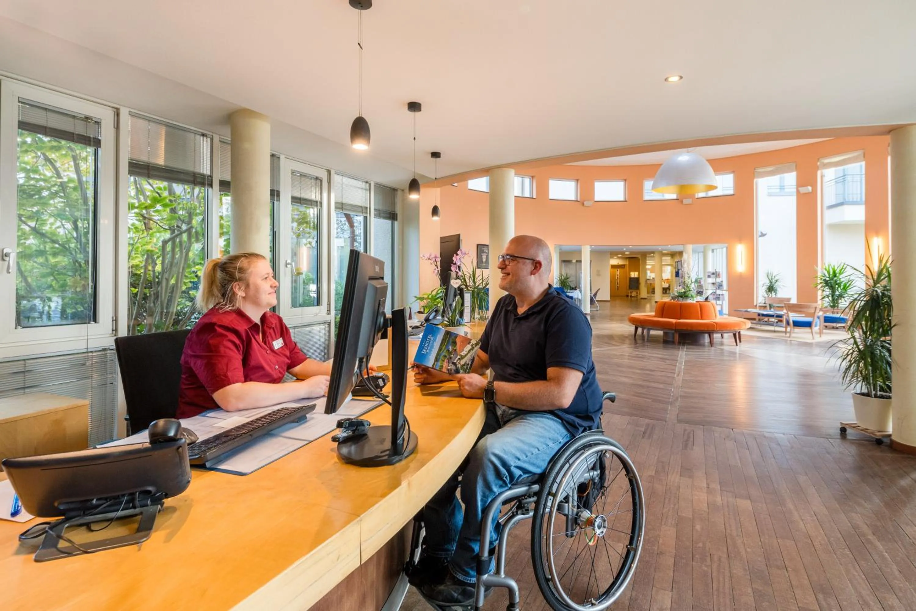 Lobby or reception in Seehotel Rheinsberg