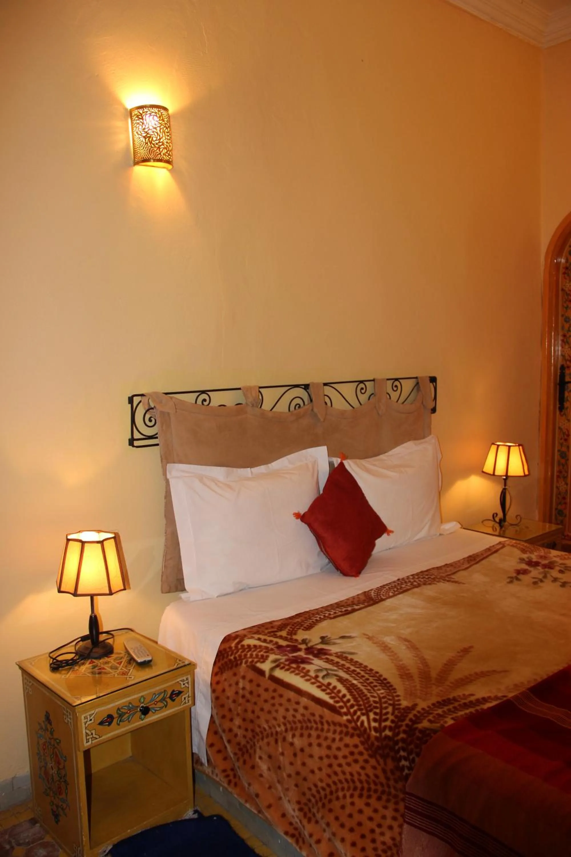 Decorative detail, Bed in Dar Aida