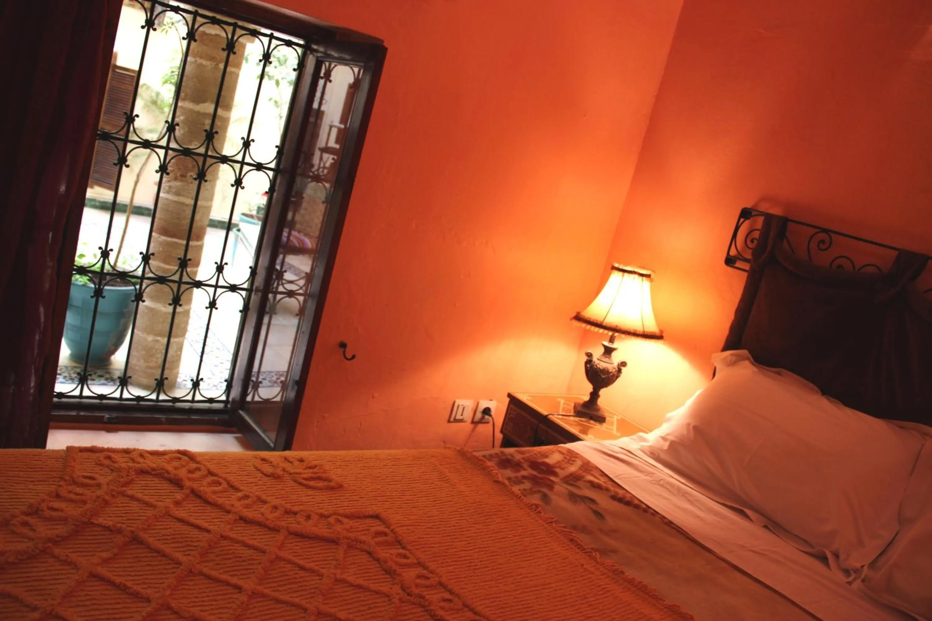 Decorative detail, Bed in Dar Aida