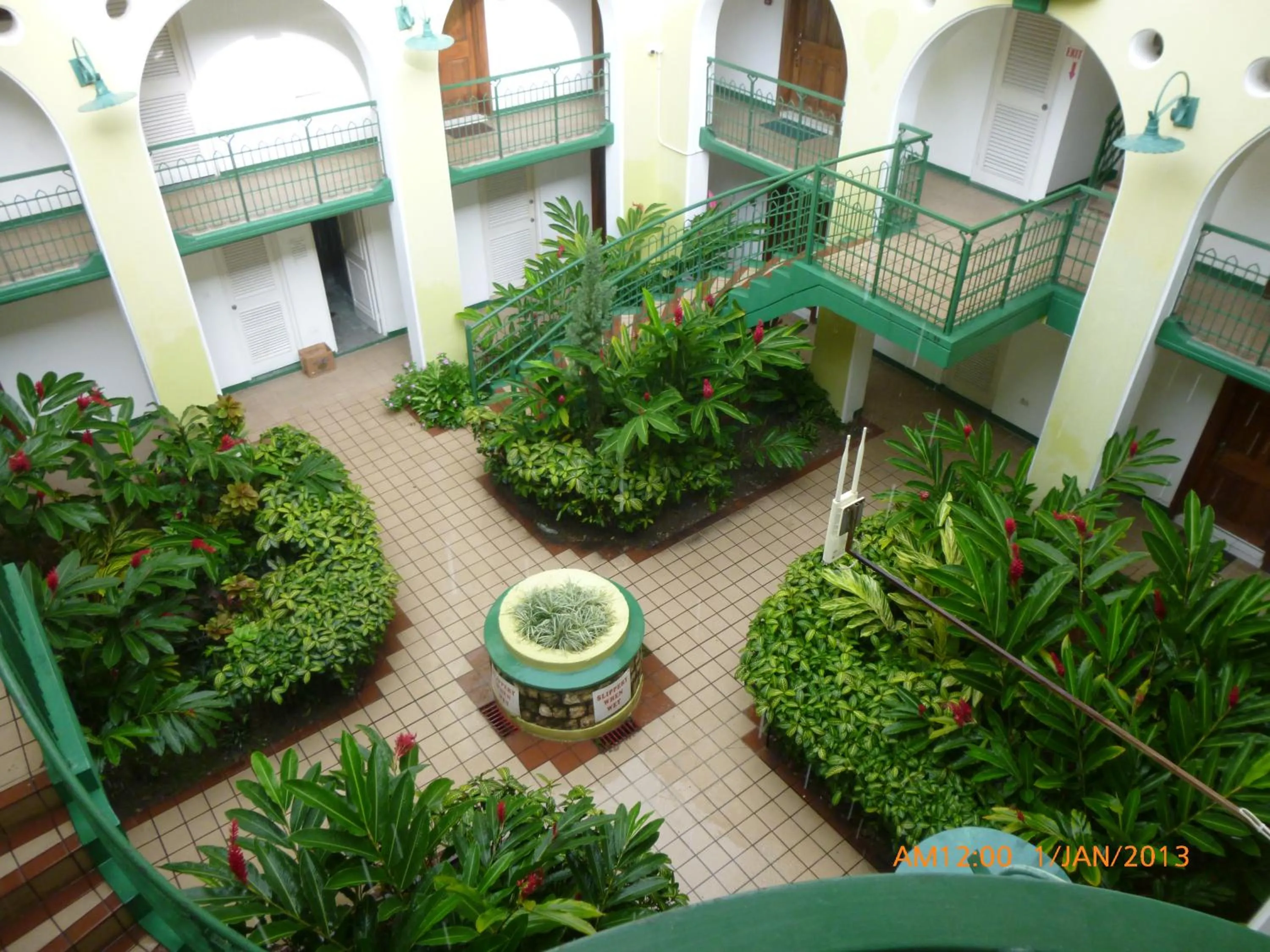 Garden view in SandCastles Holiday #C9