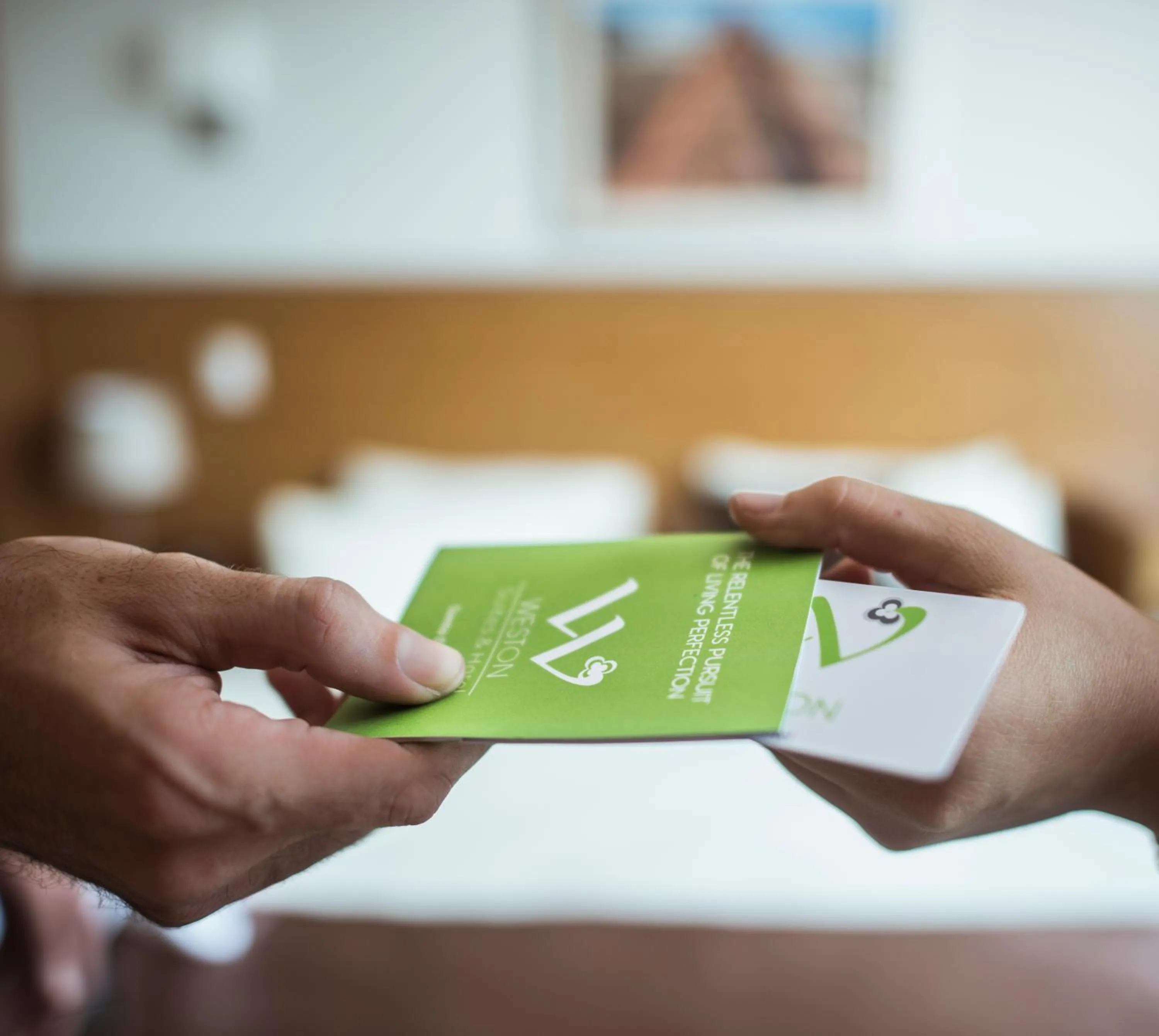 Logo/Certificate/Sign in Weston Suites Hotel