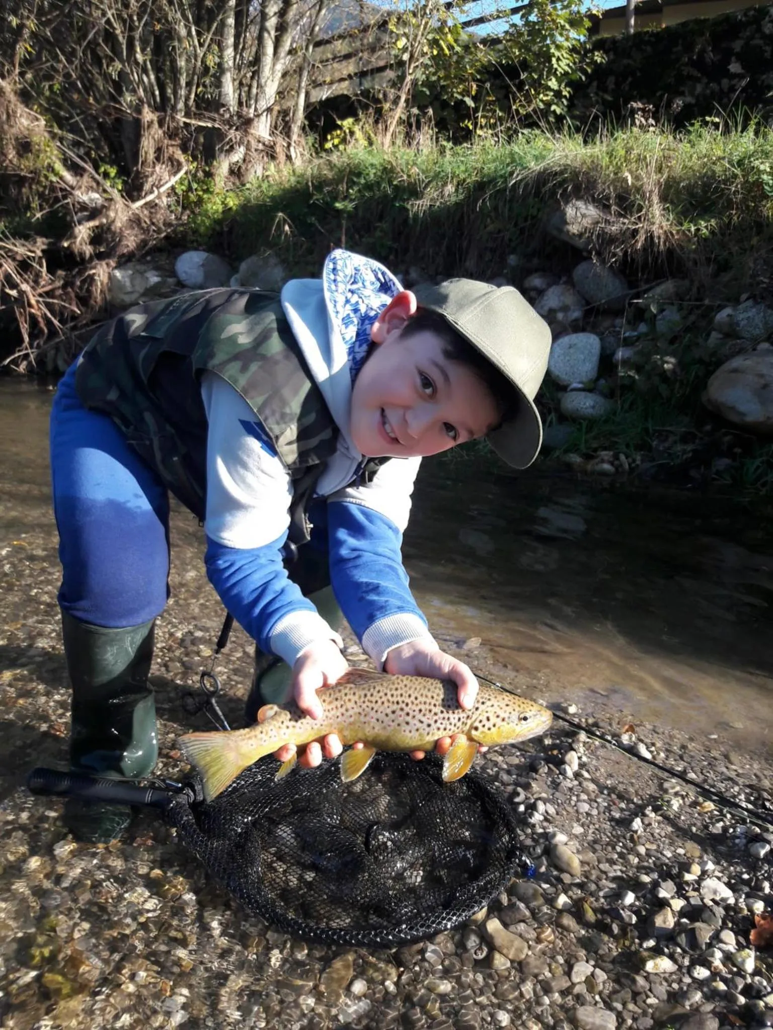 Fishing in Hotel Bel Sit