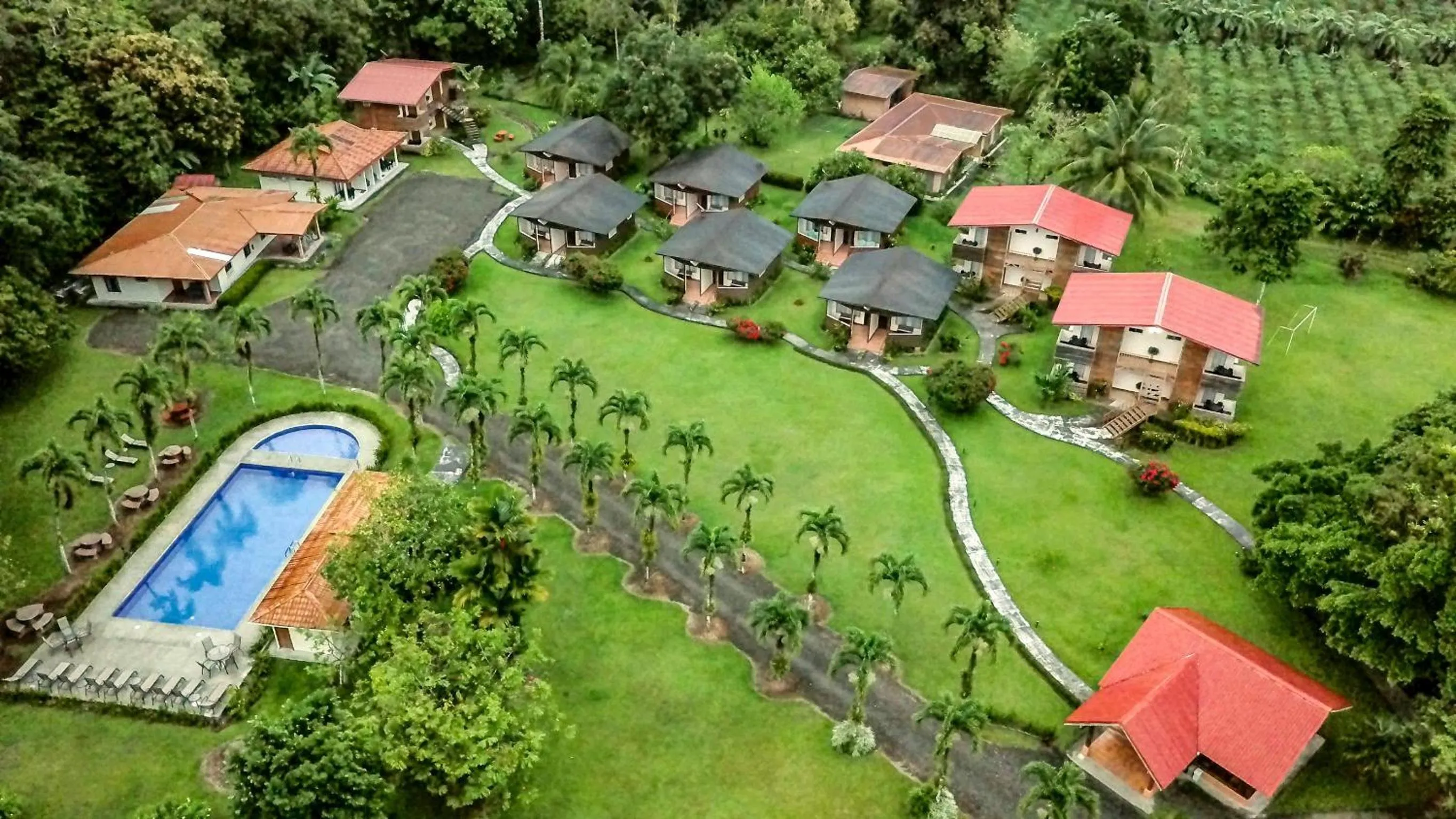 Bird's eye view in Hotel Eco Arenal