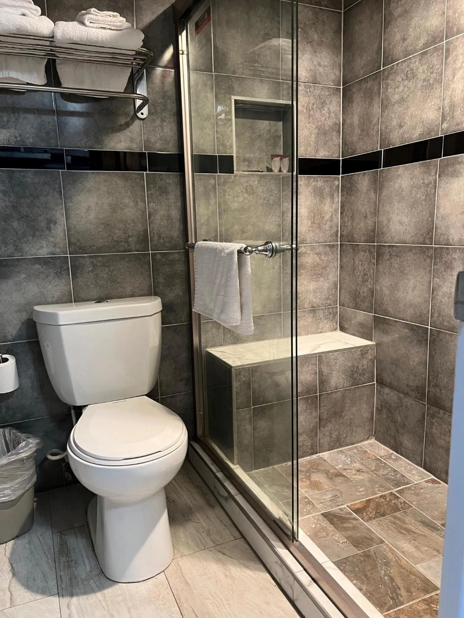 Shower in R Nite Star Inn and Suites -Home of the Cowboys & Rangers