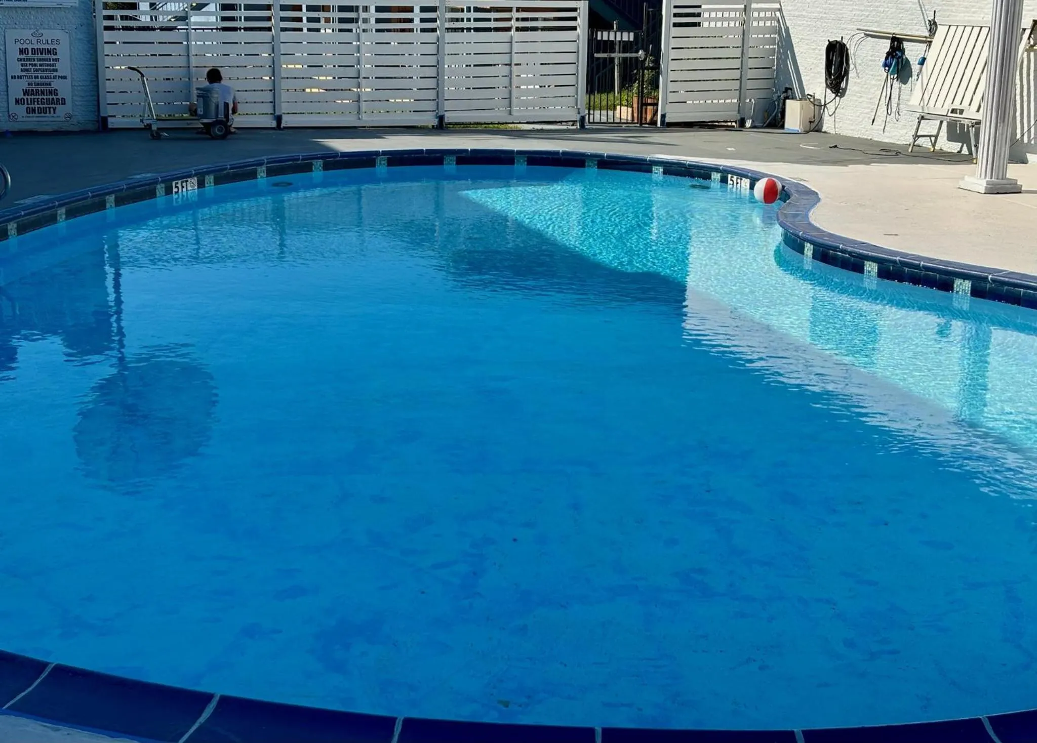 Swimming pool in R Nite Star Inn and Suites -Home of the Cowboys & Rangers