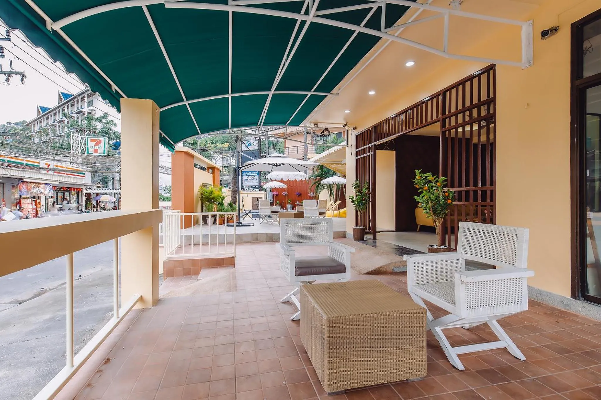 Seating area in Bauman Ville Hotel