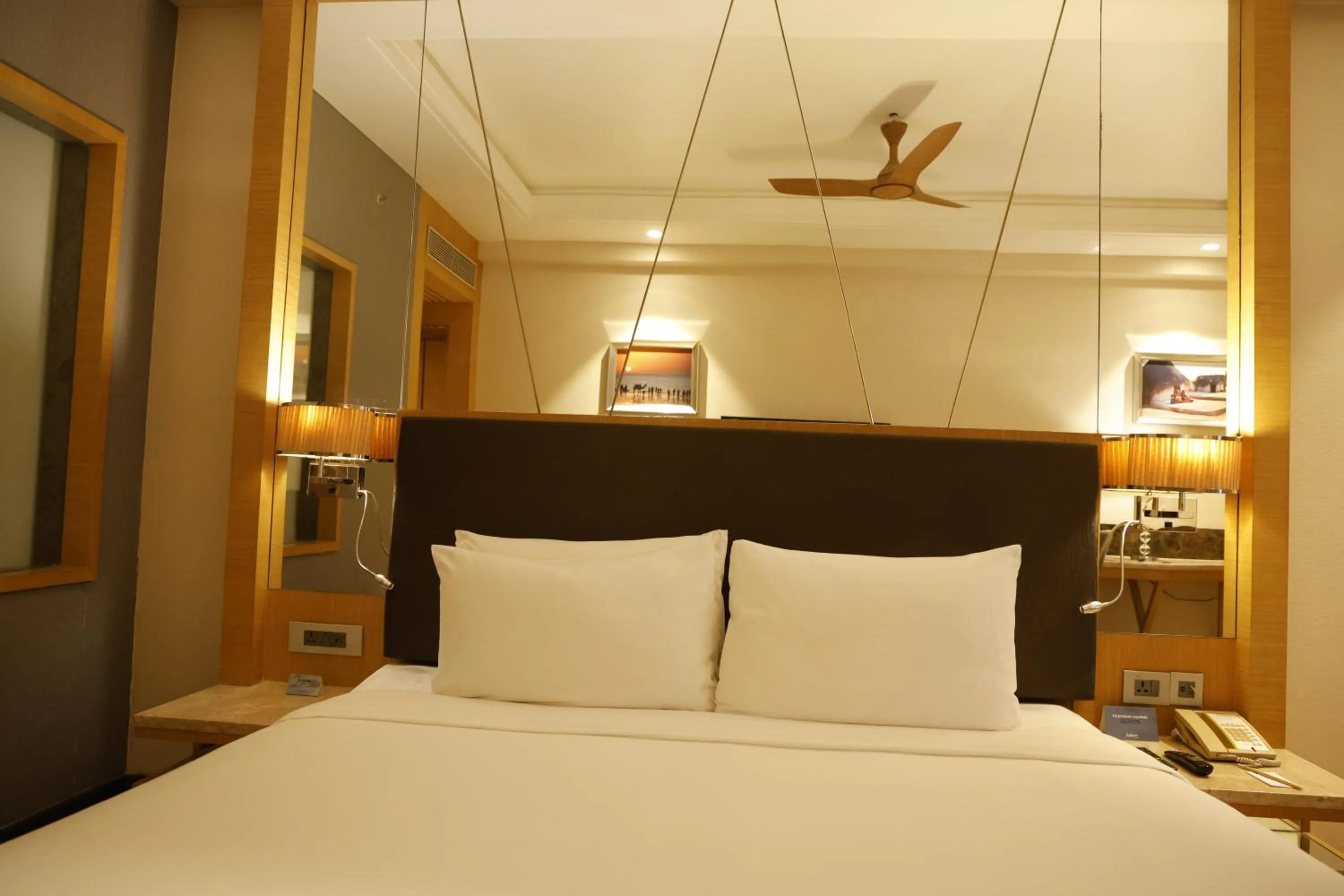 Bed in Radisson Resort & Spa Kandla